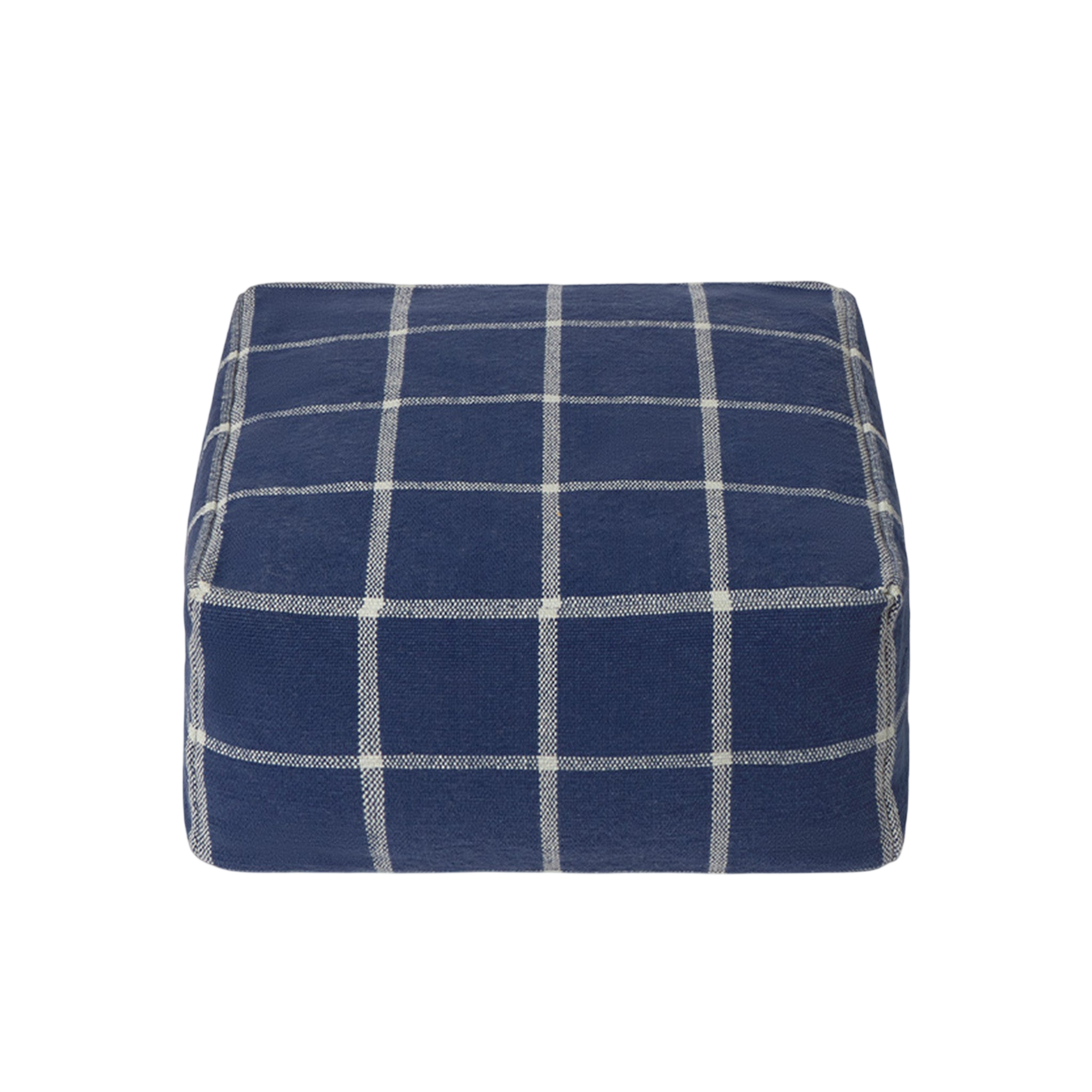 Pouf Geo Block Blau