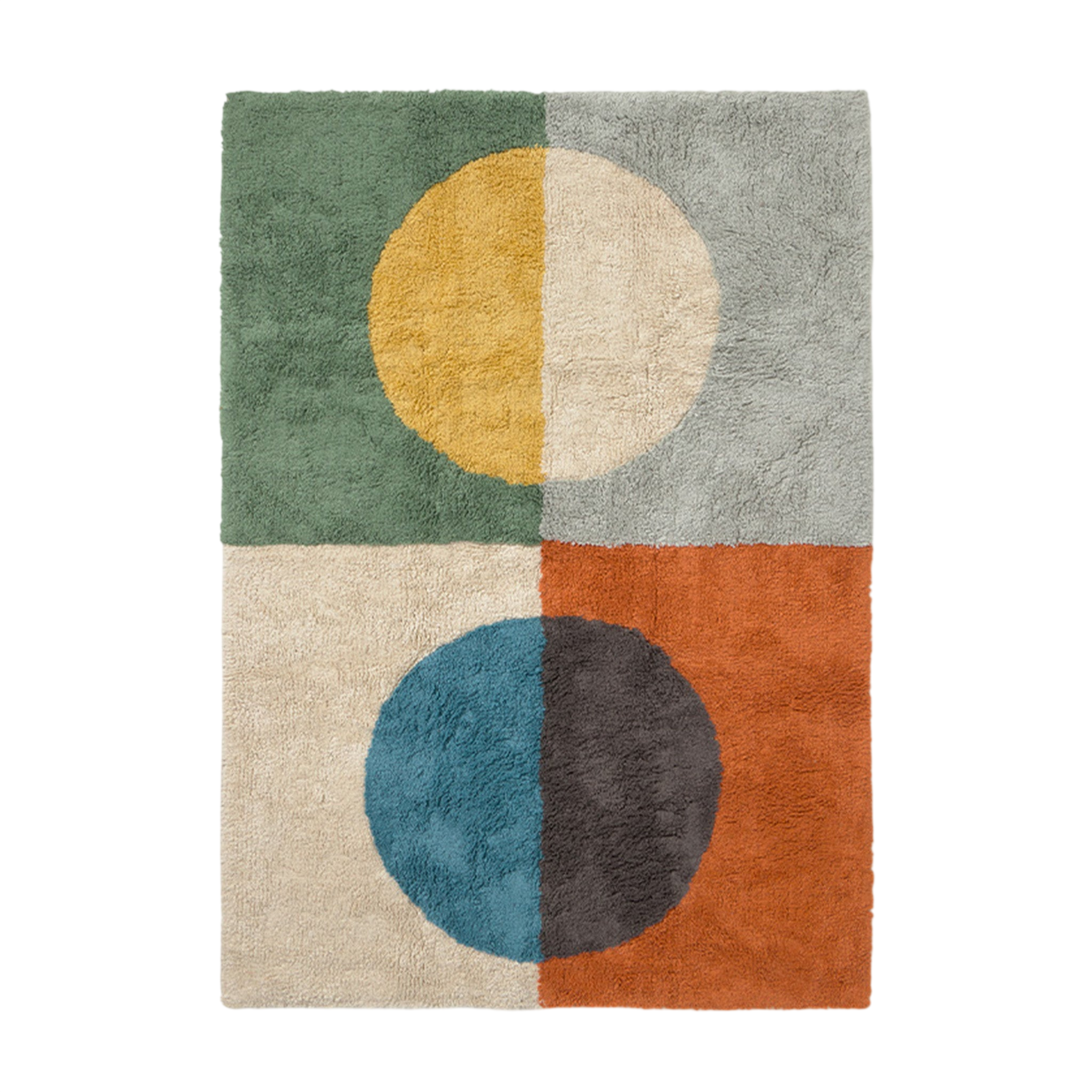 Waschbarer Teppich Illusion Lens