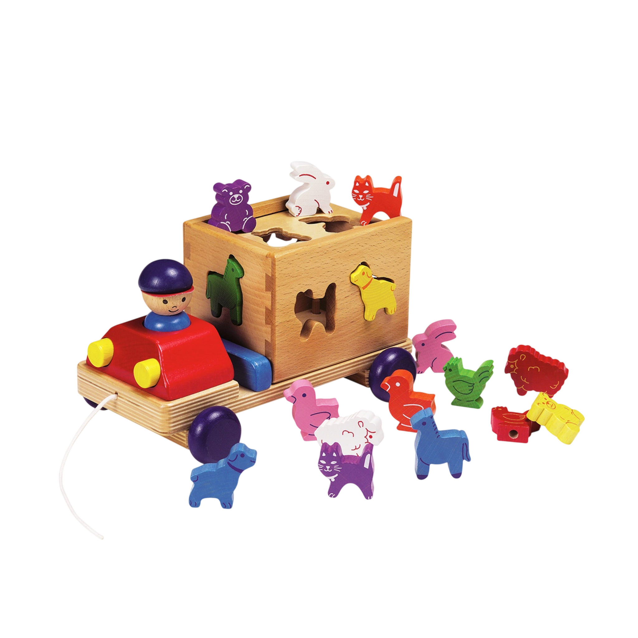 Spielba Truck with animals and sorting game