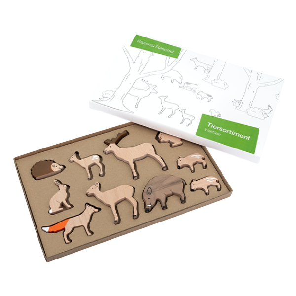 Assortiment d'animaux de la forêt