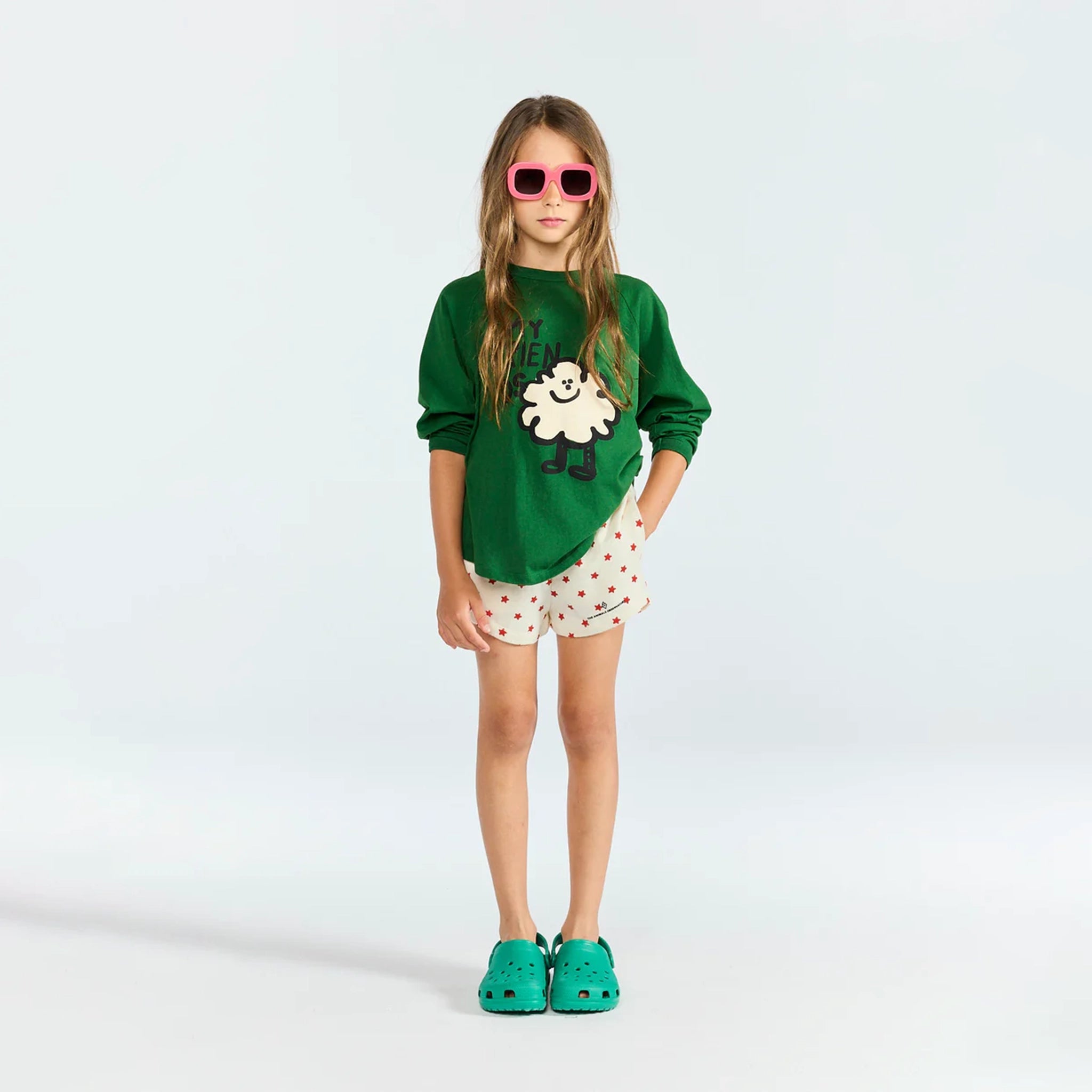 Langarmshirt Anteater Dark Garden