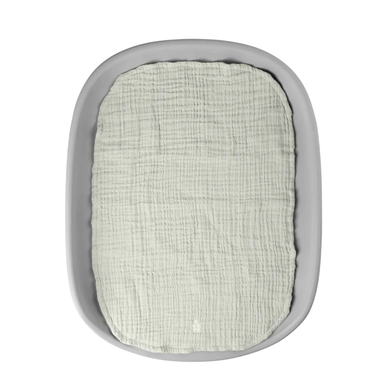 Changing mat 6-ply, Muslin plain, set of 2 Green