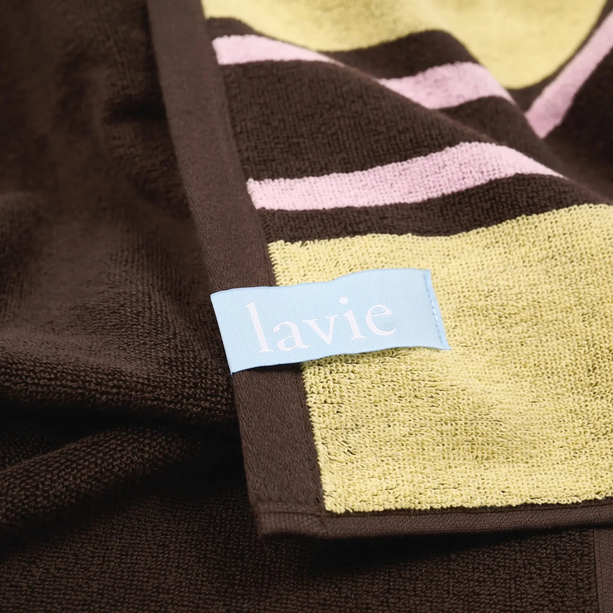 Strandtuch und -kissen Set Ada lemonade/pink/coffee