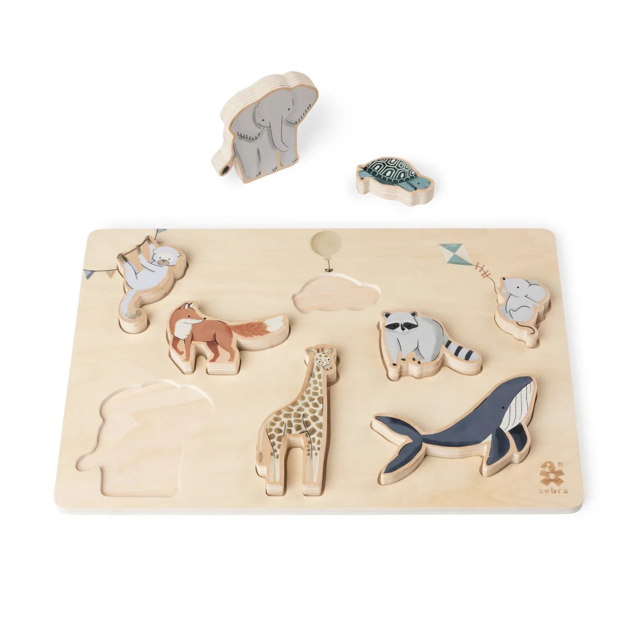 Puzzle à emboîter en bois