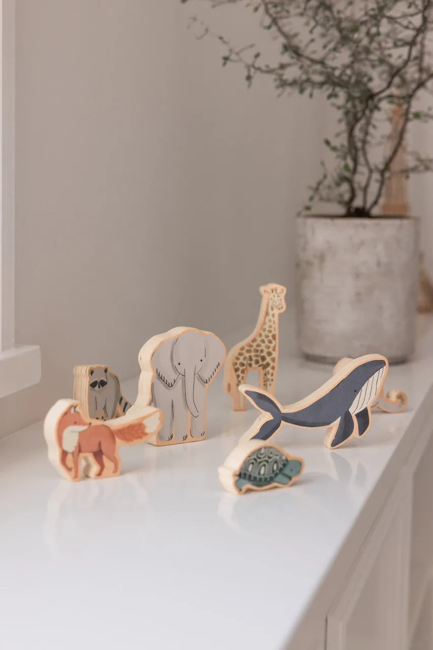 Puzzle à emboîter en bois