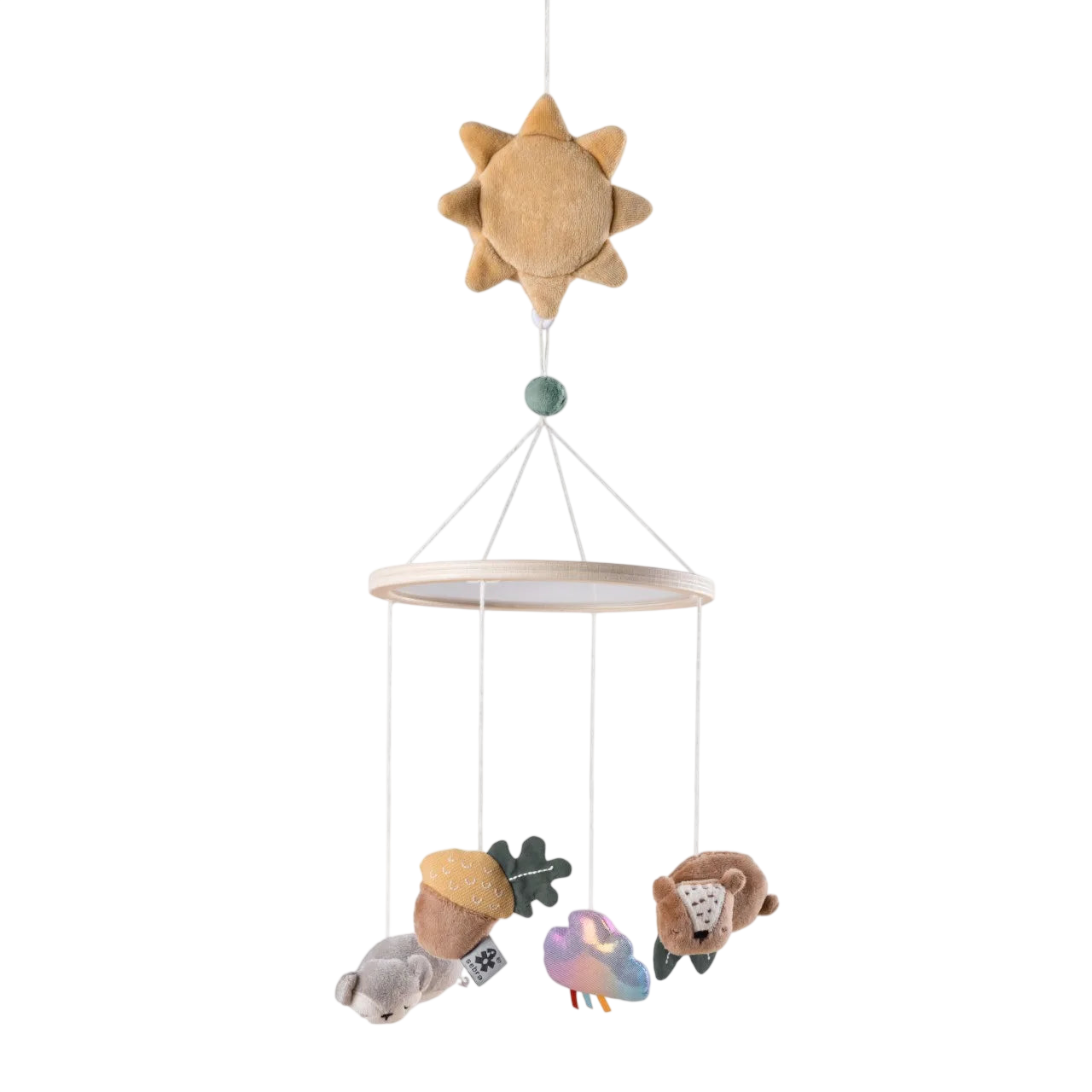 Mobile Music & Mirror, Woodland Colorful