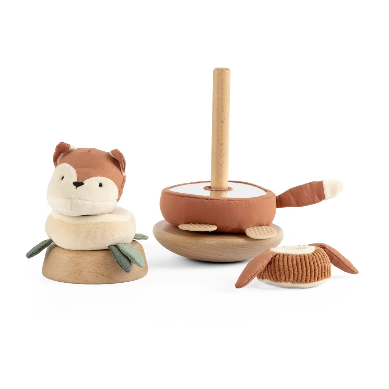 Sparky, stand-up fox/stacking fox red