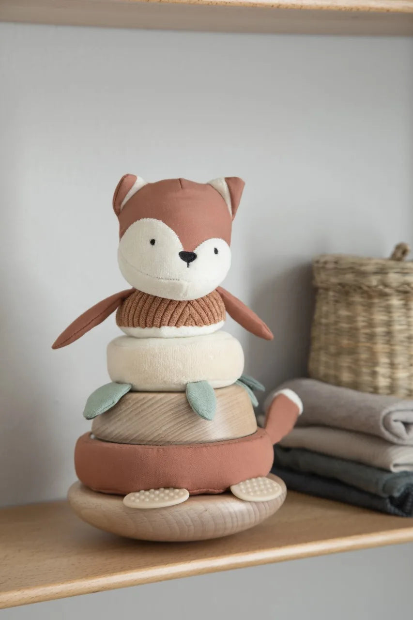 Sparky, stand-up fox/stacking fox red