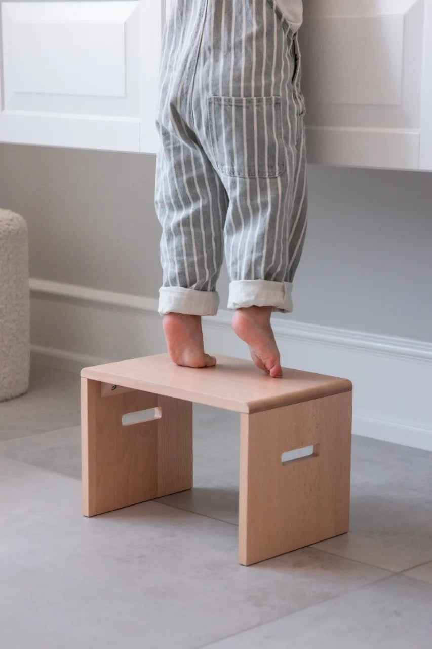 Wooden edition step stool