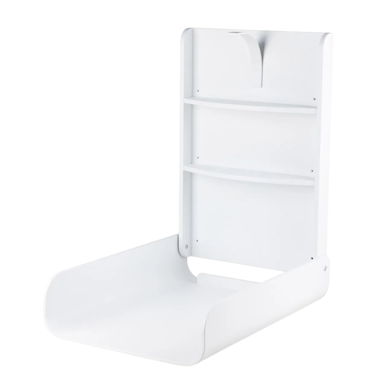 Classic White wall-mounted changing table