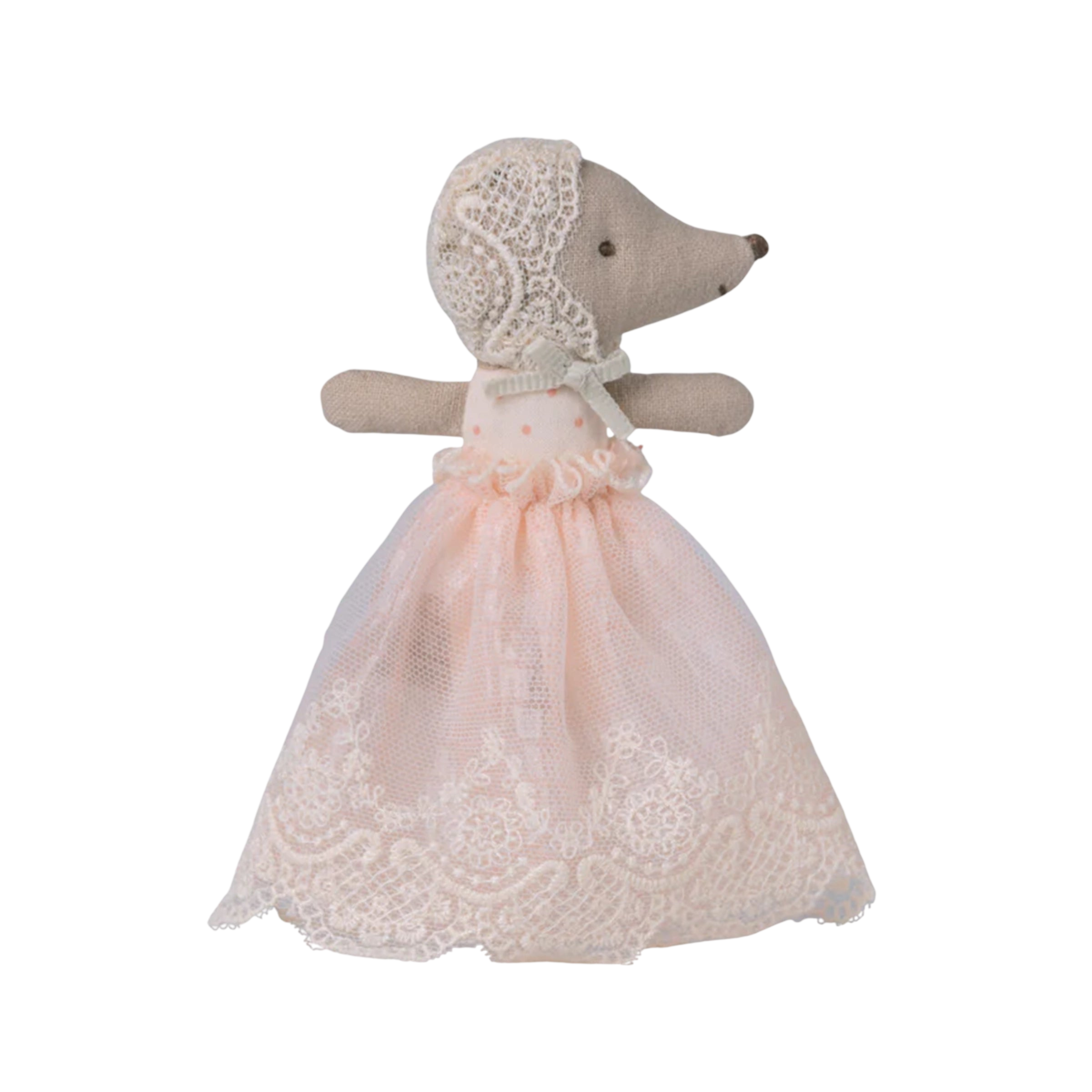 Maileg bébé souris en robe poudre