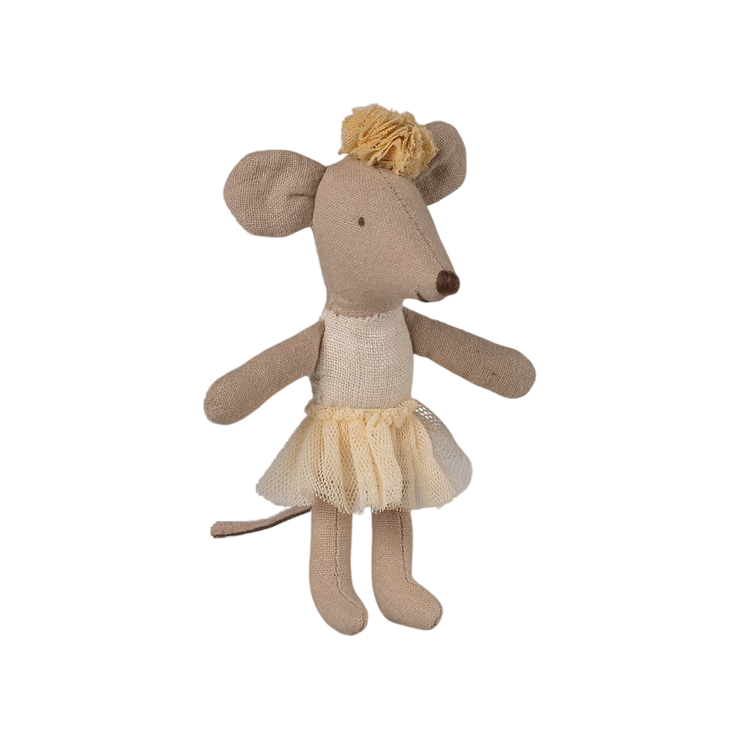 Maileg Ballerina Maus kleine Schwester Off White