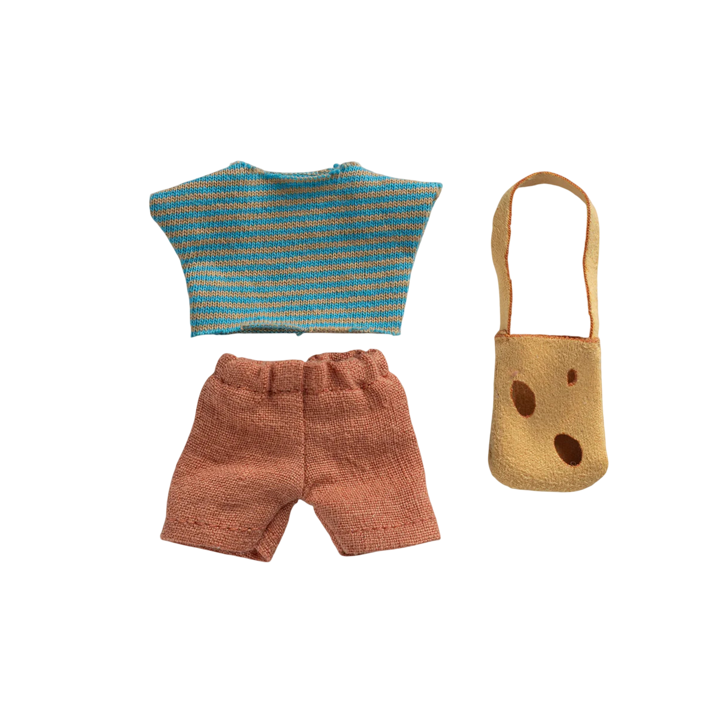 Maileg mouse clothes and bag little brother