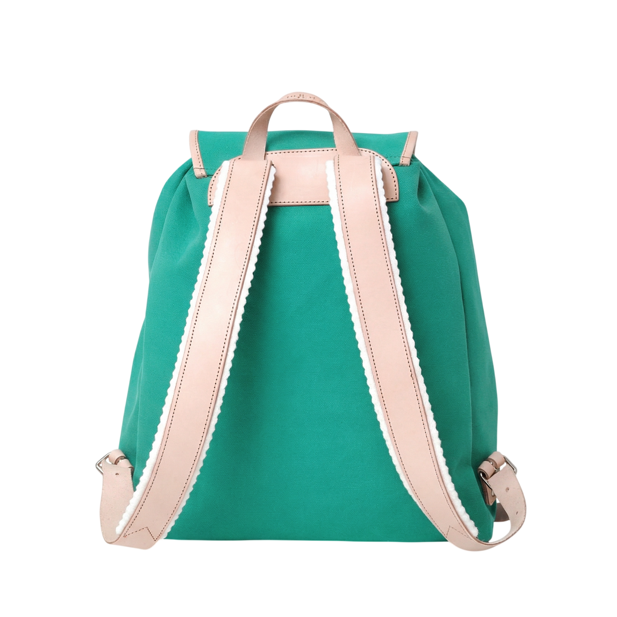 Rucksack Georg Smaragd Leder Natur
