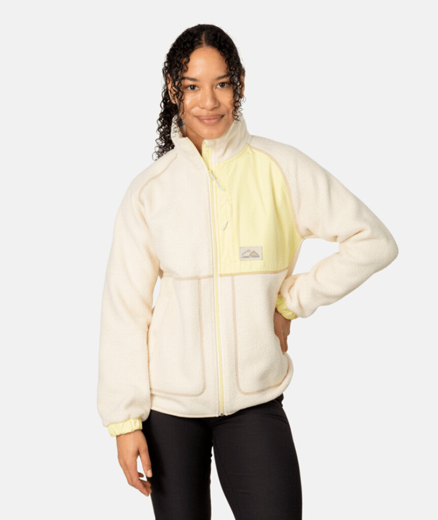 Veste polaire Emma blanc cassé