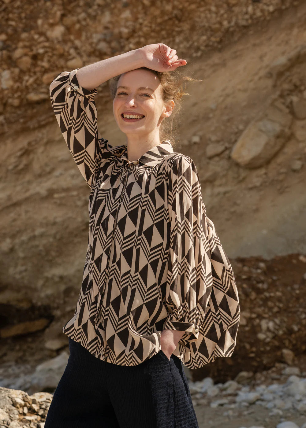 Adult Bluse French FOXTROT