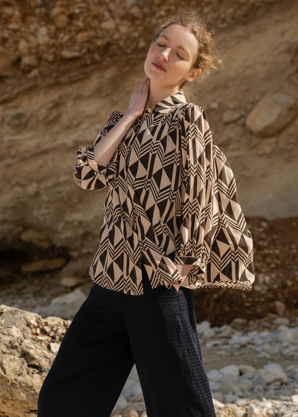 Adult Bluse French FOXTROT