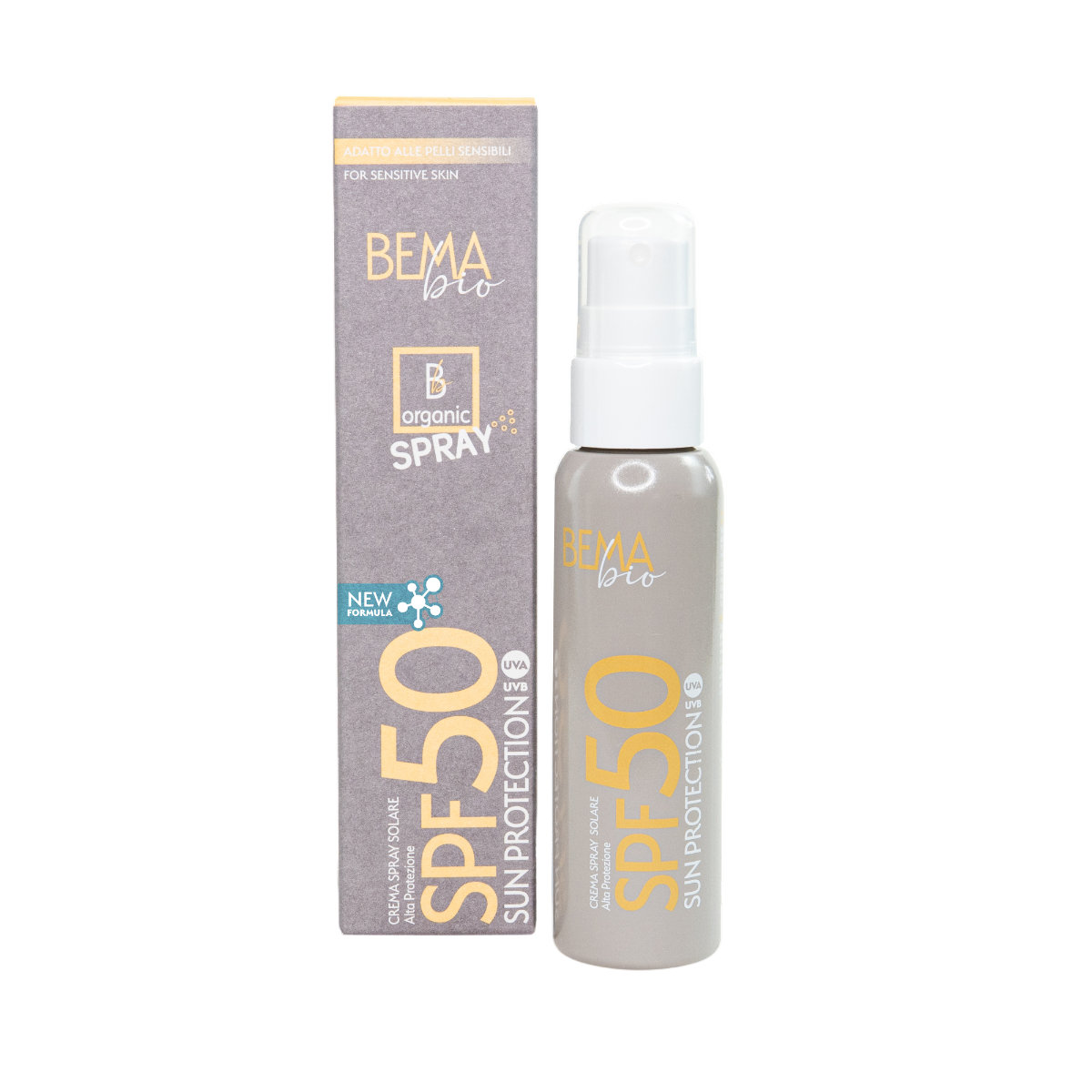 Organic sun protection spray SPF 50 100ml