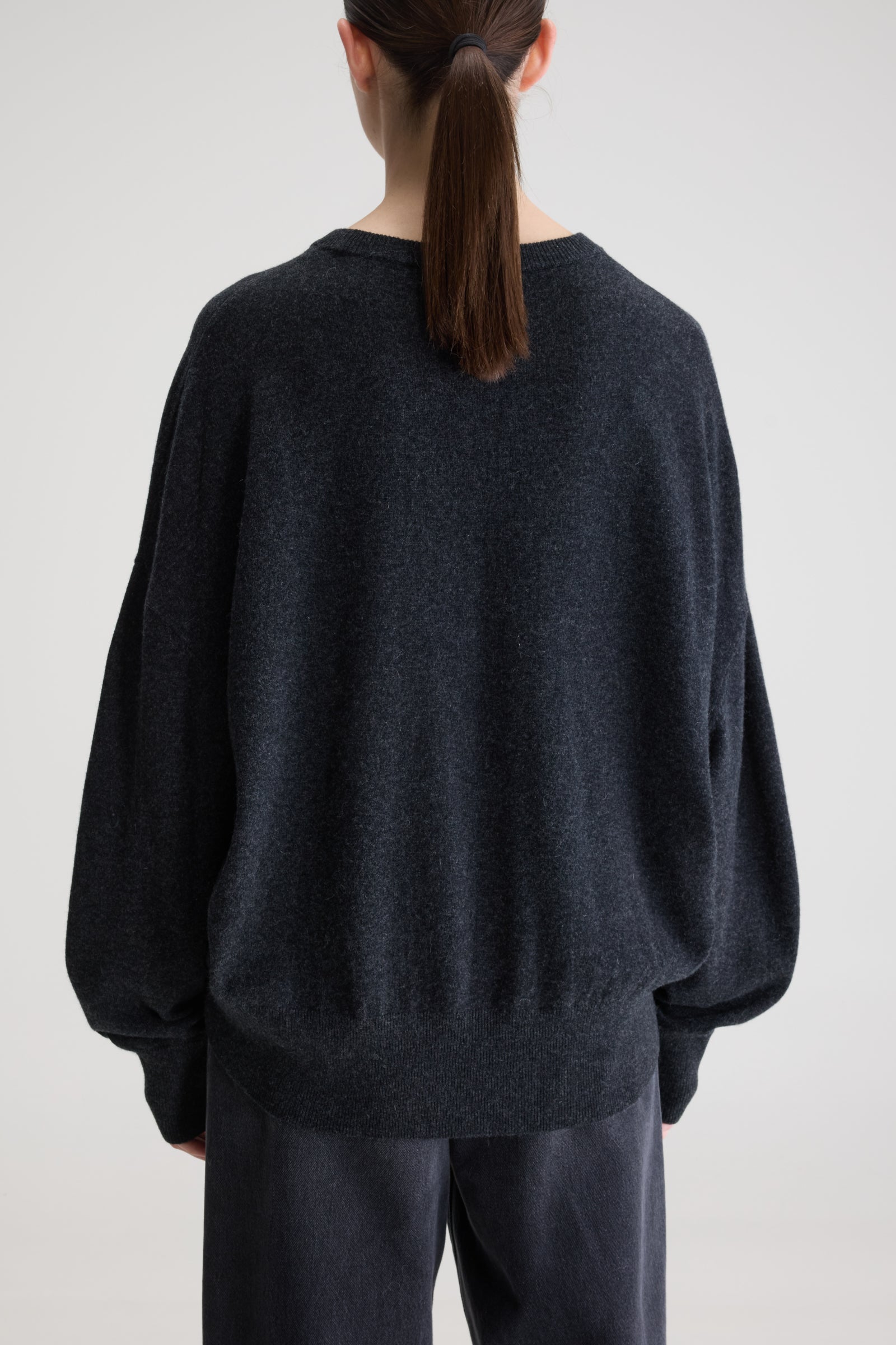 Adult Wollpullover Sonon Kaschmir Anthracite