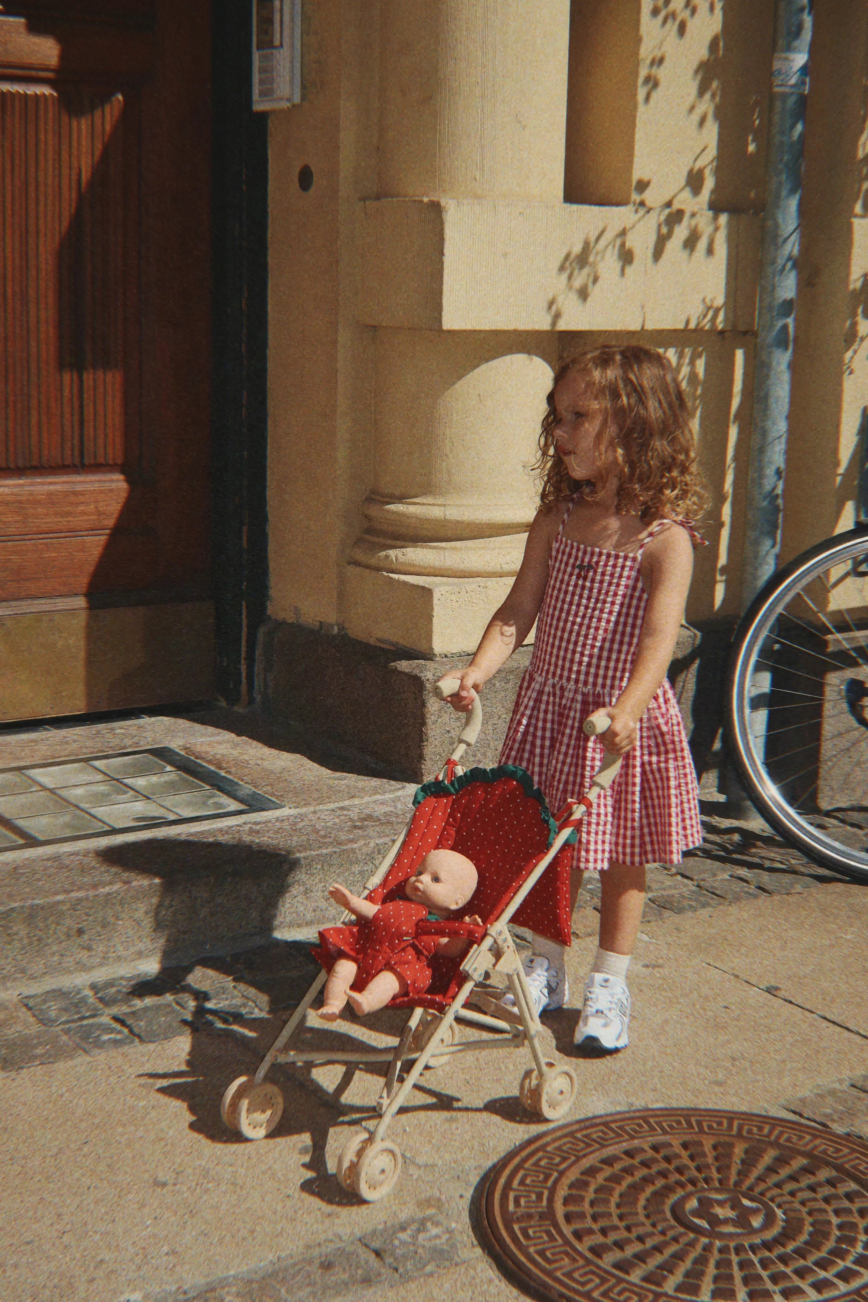 Kleid Isotta Rasperry Check