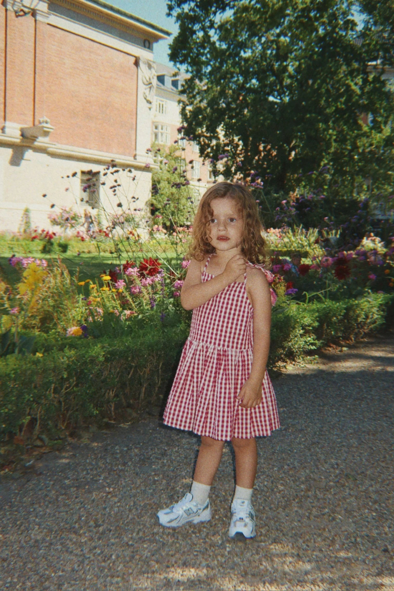 Kleid Isotta Rasperry Check