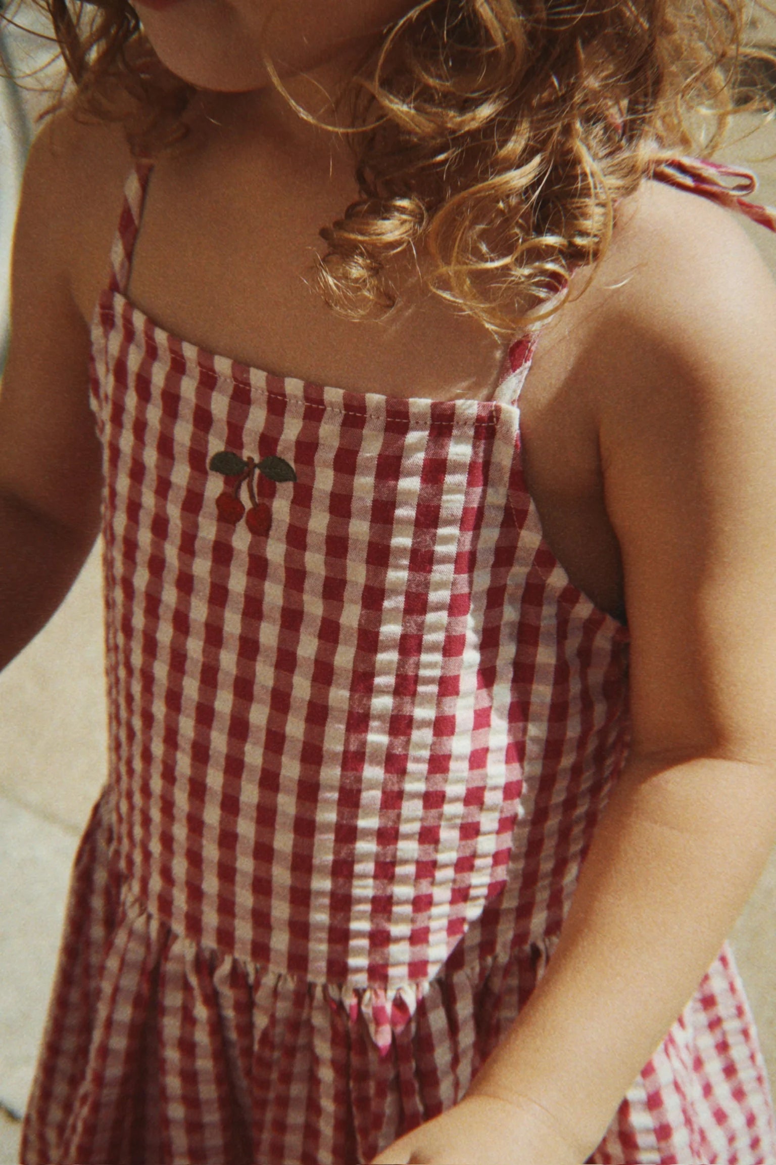Kleid Isotta Rasperry Check
