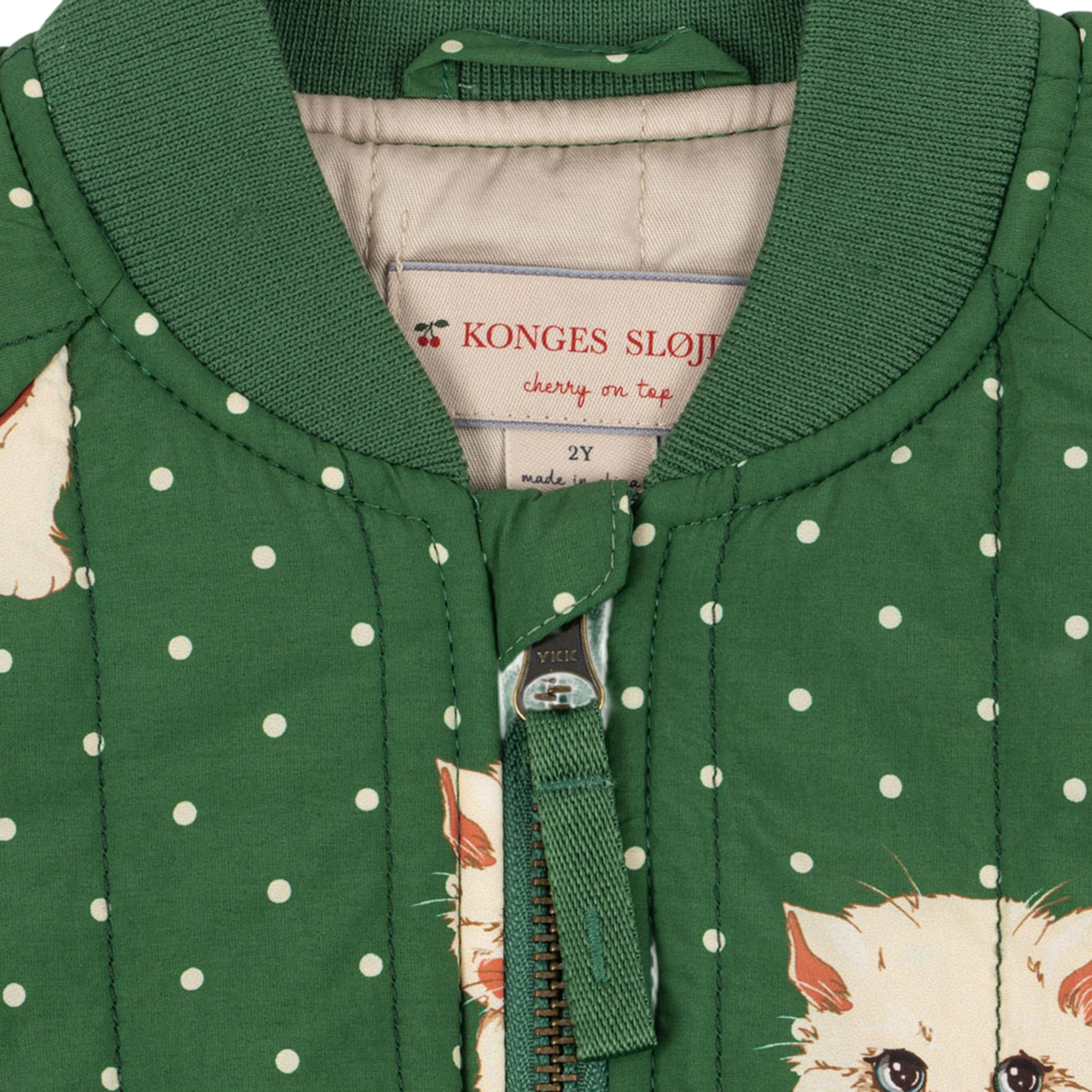 Bomberjacke Juno Dot Miao Verde