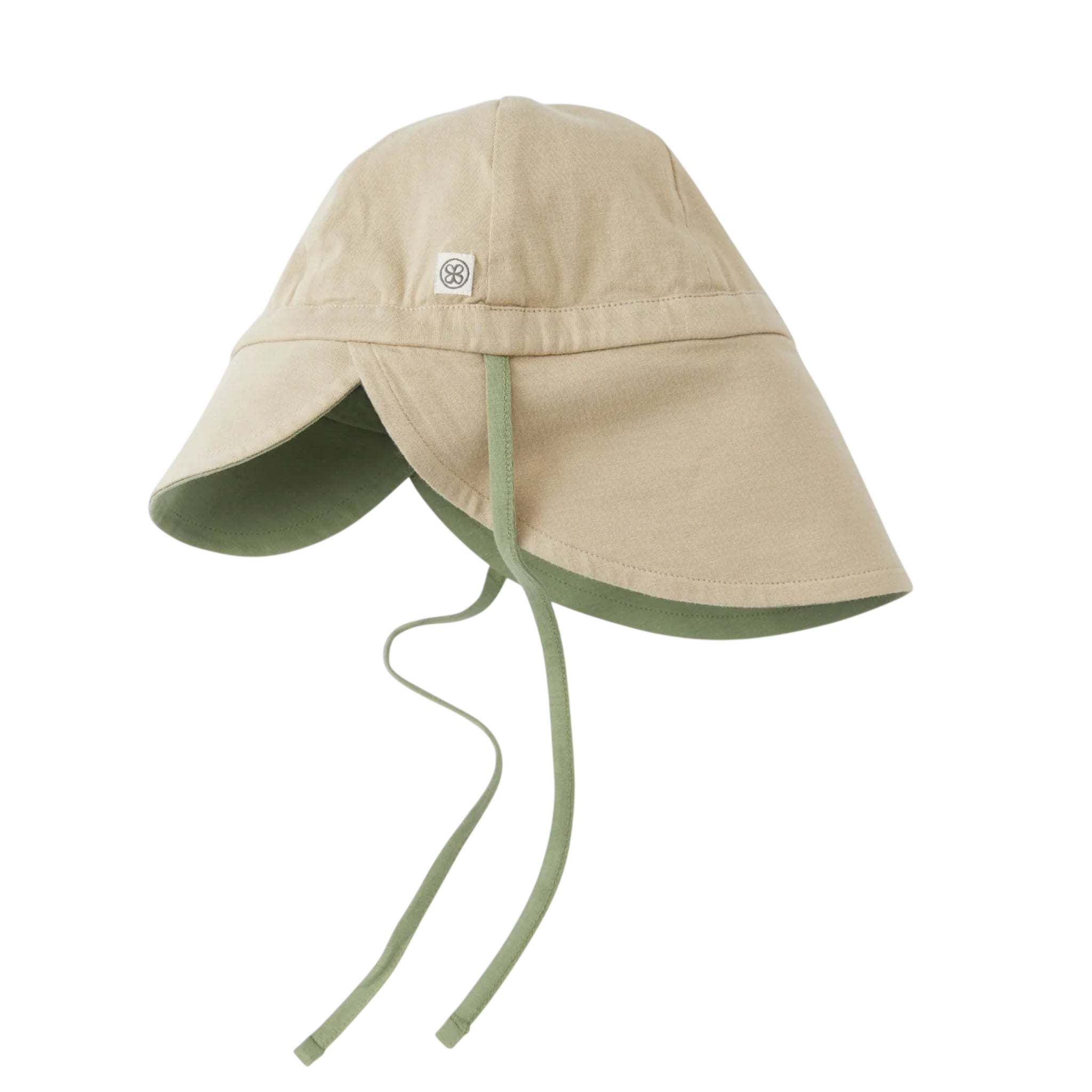 Baby Wendbarer Sonnenhut UVP 50+ Olive Green/Sandy Beach