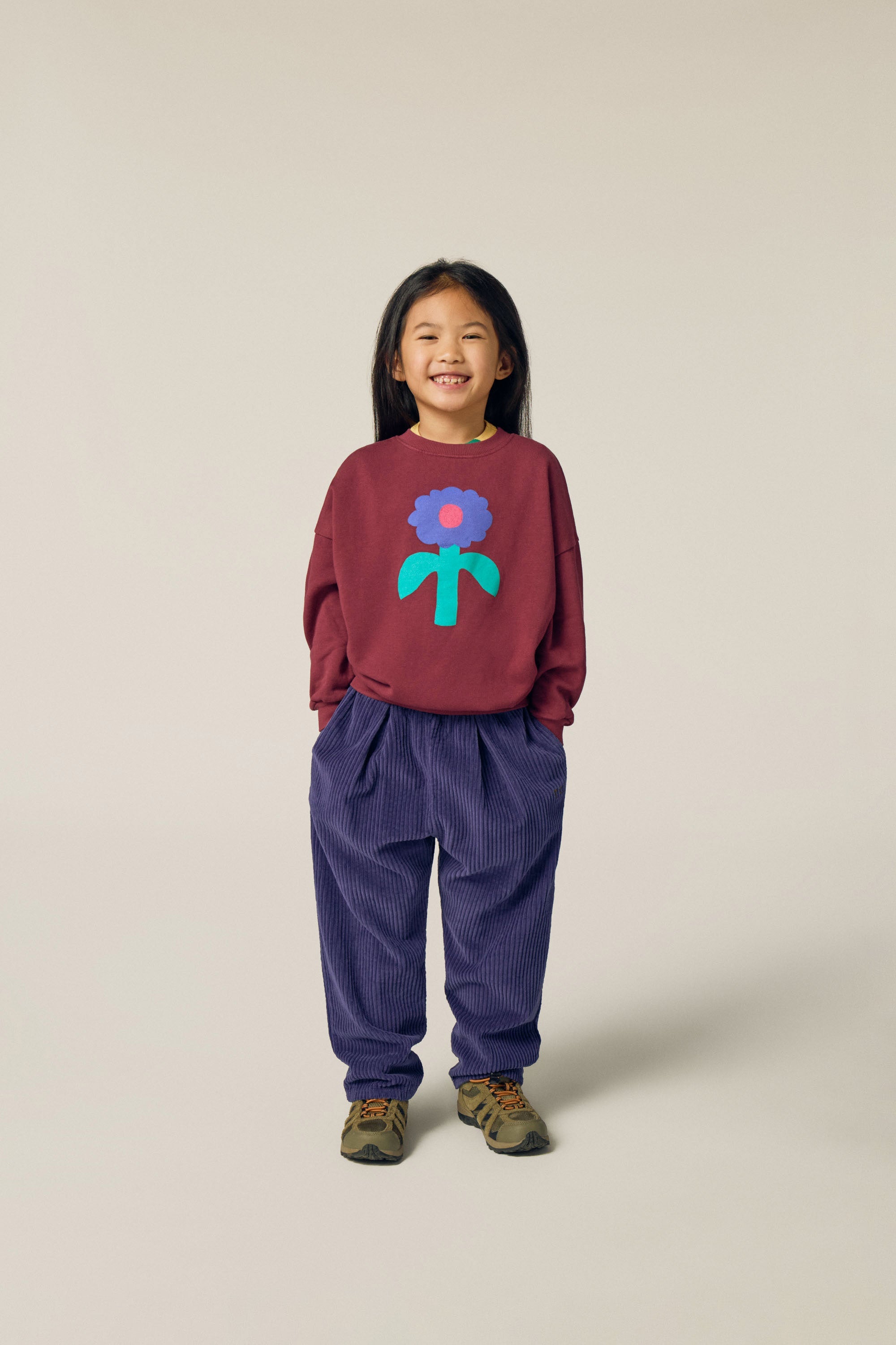 Sweatshirt Big Blue Daisy