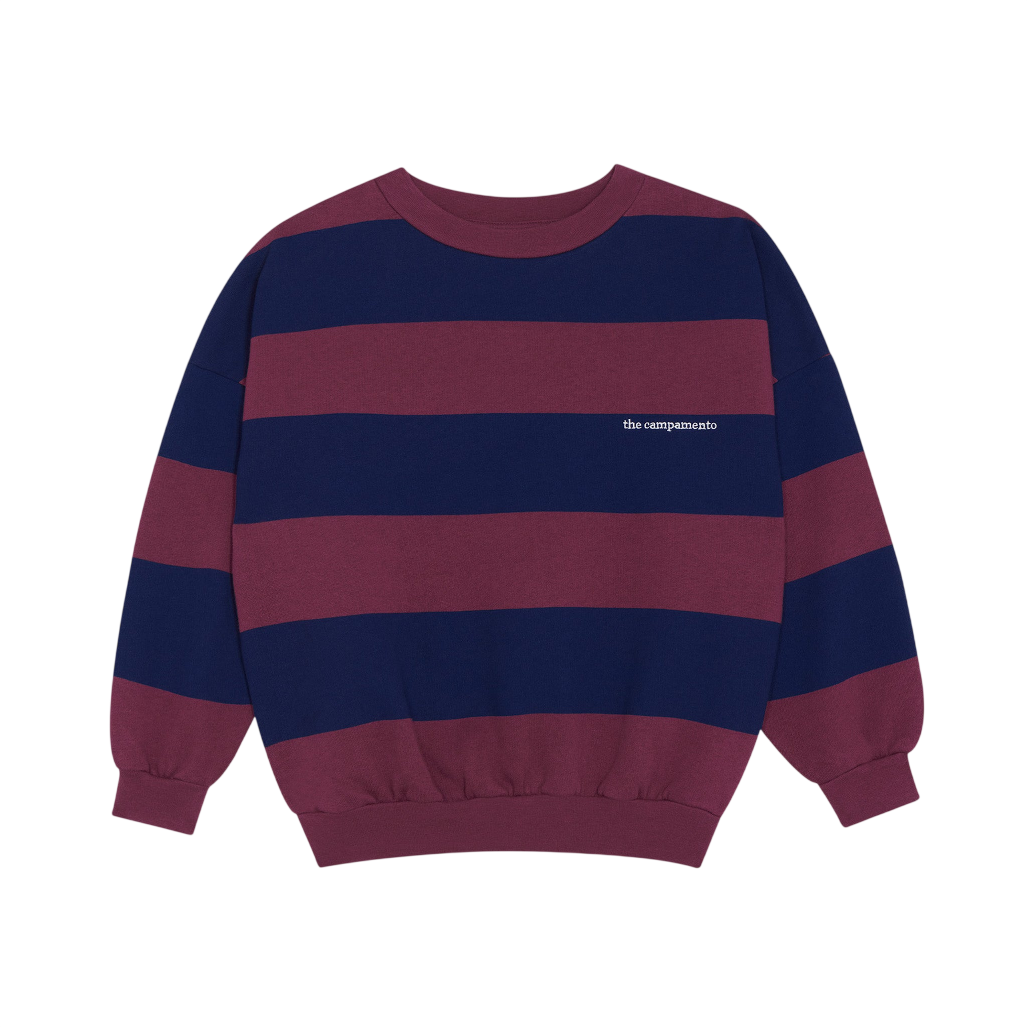 Sweat-shirt à rayures bleues / Sweat-shirt « Blue Stripes »