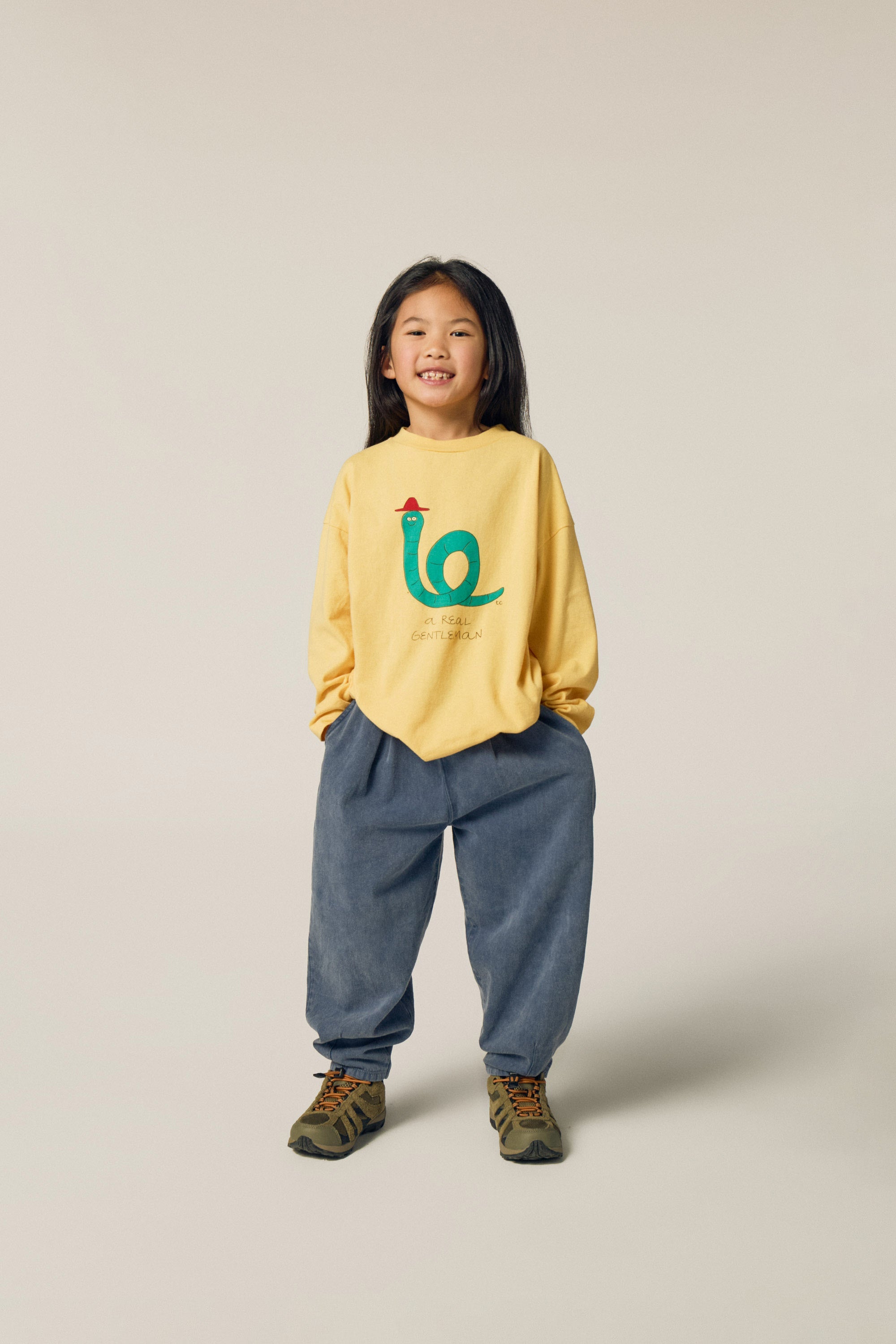 Langarmshirt Gentleman Yellow