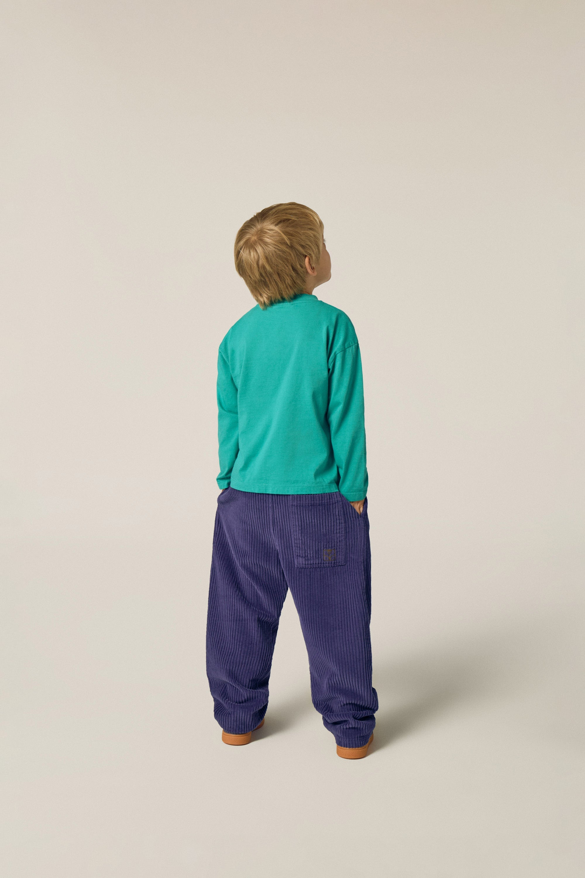 Long-Sleeve Shirt: Smiling Face Green