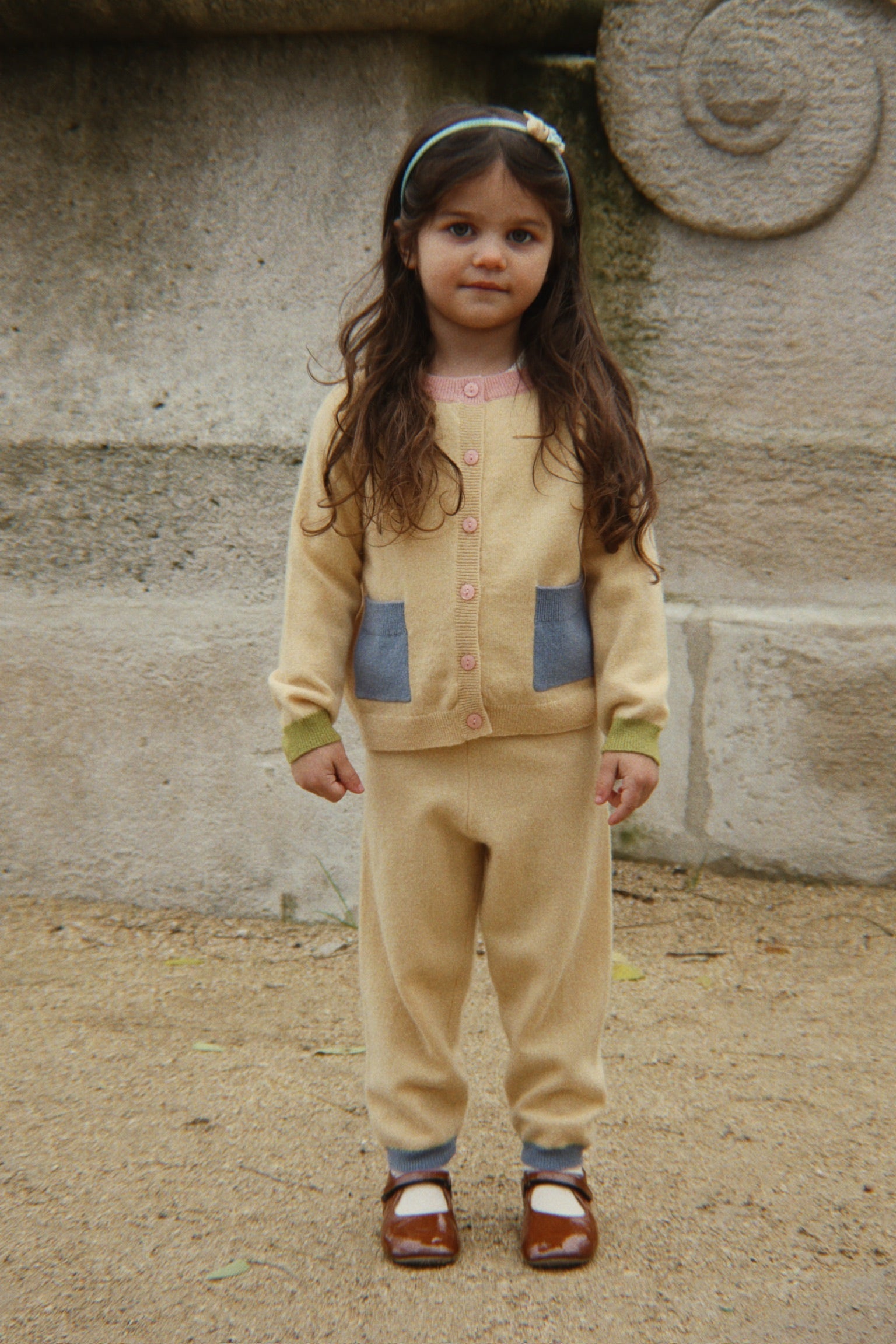 Colletti Yellow Cardigan