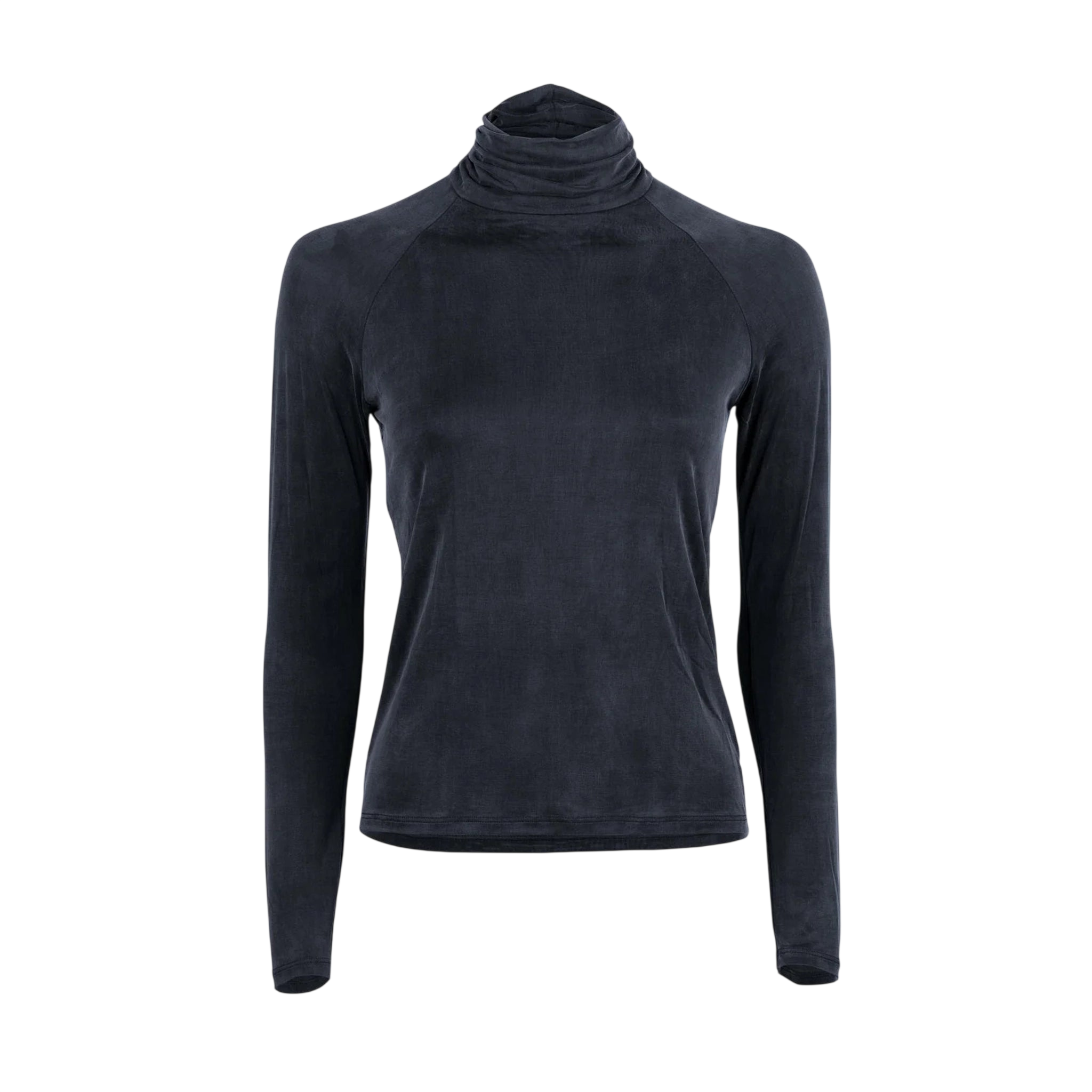 Cupro Tube Neck graphite