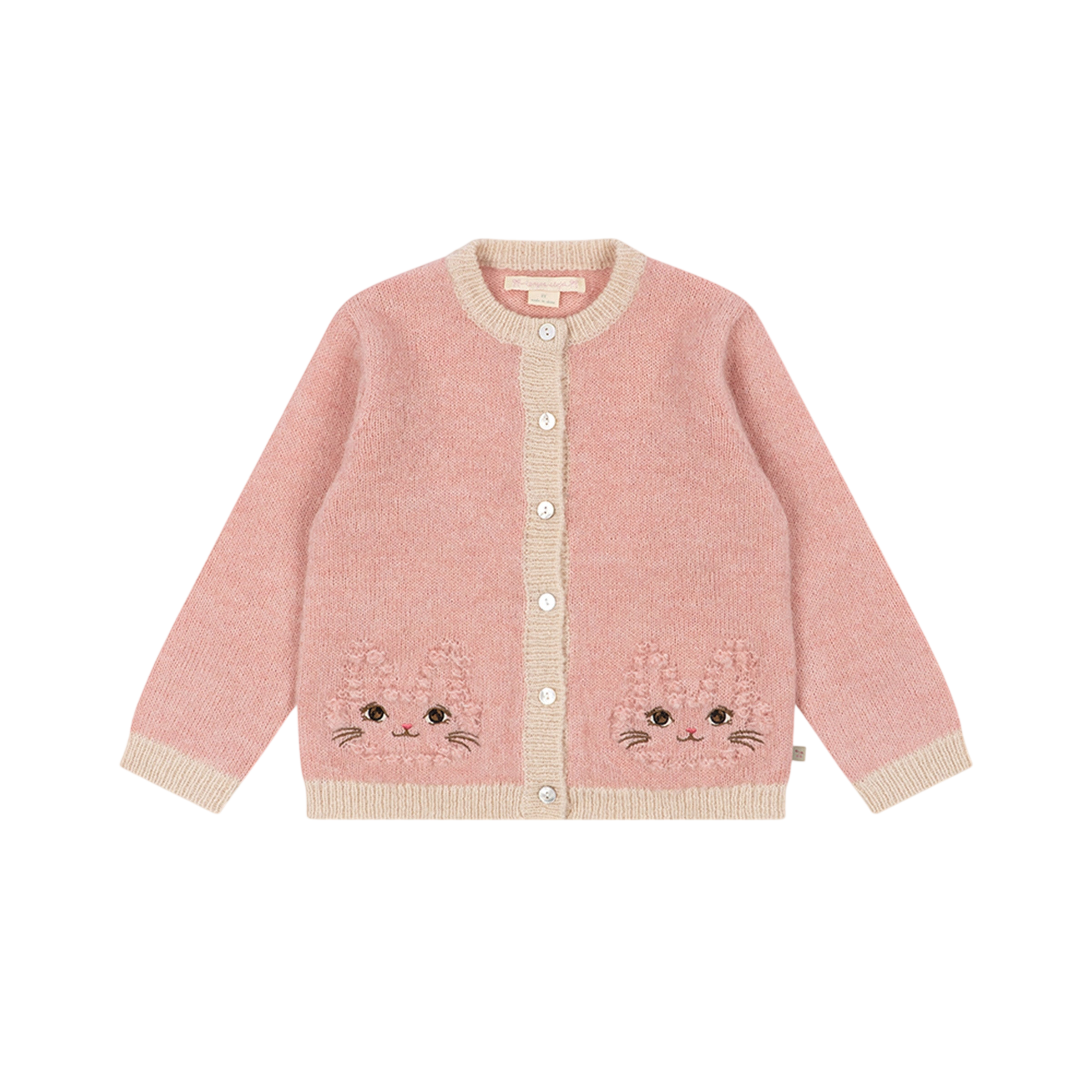 Cardigan Kitty Silver Pink