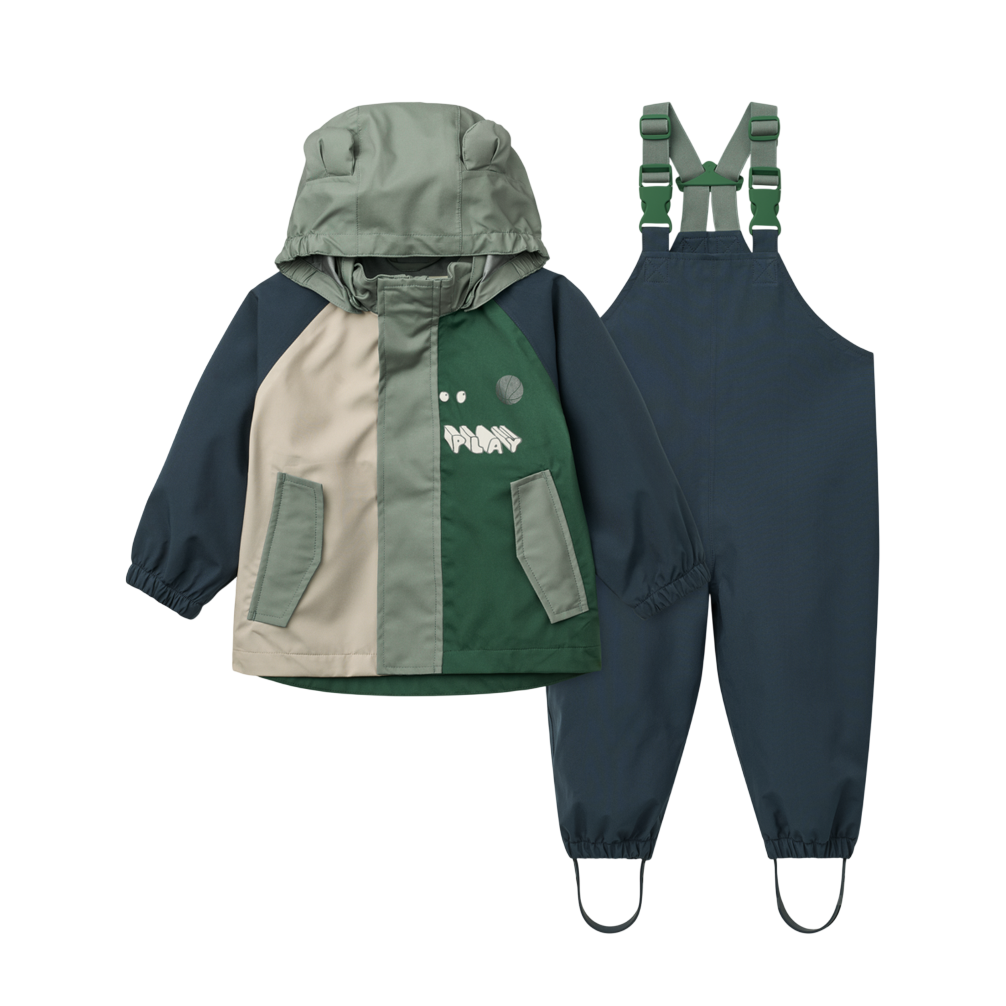 Manu Rainwear Set Play multi mix