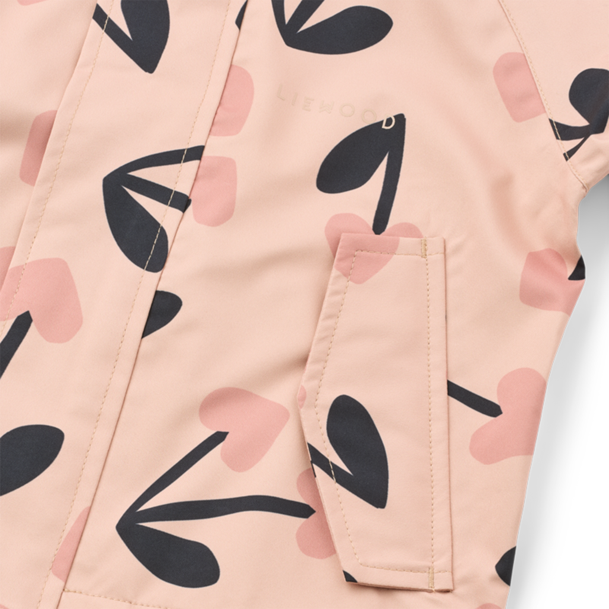 Manu Rainwear Set mega cherry heart Rosey mix