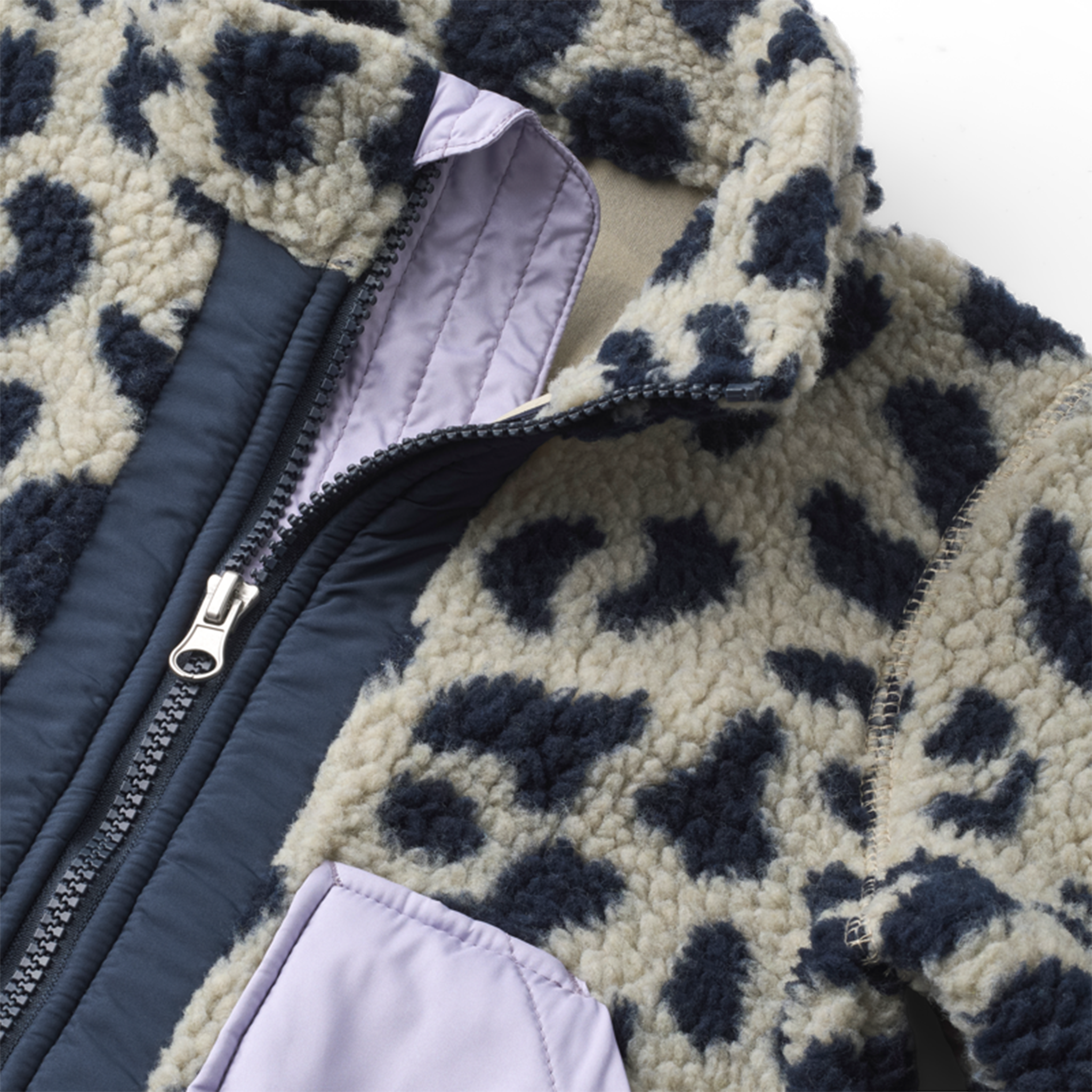 Noam Pile Jacket Mega leo Mist mix