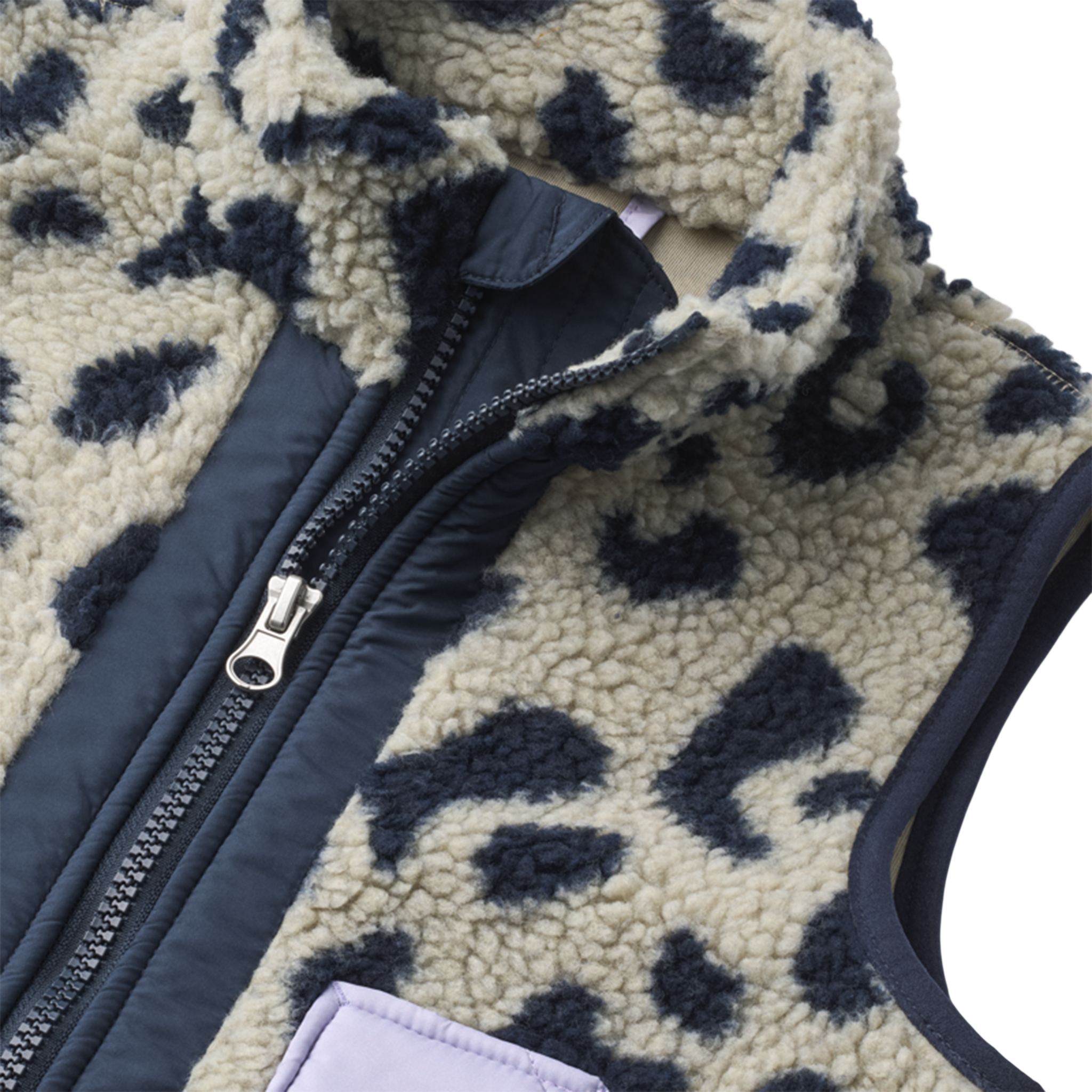 Noam Pile Vest Mega leo / Mist mix