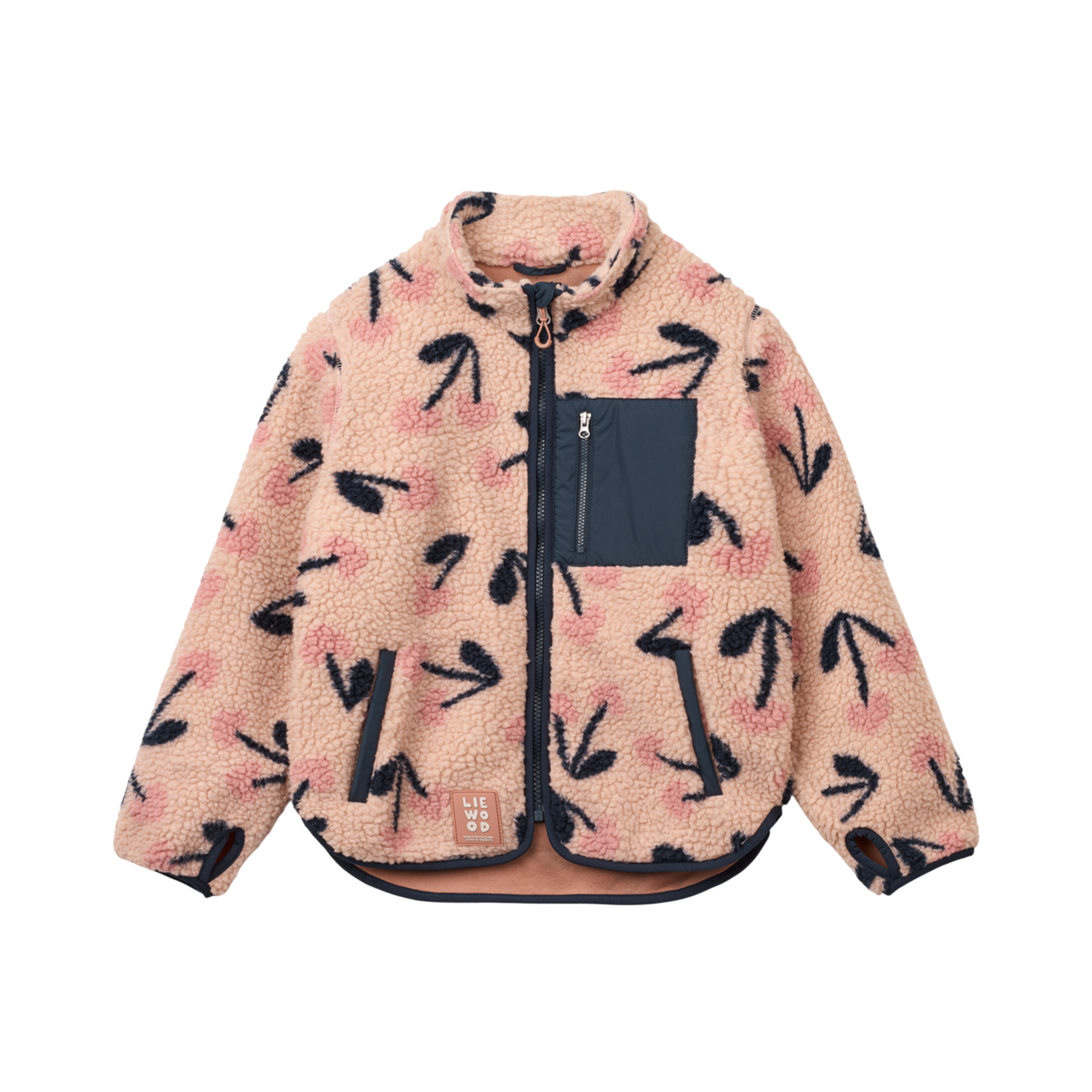 Veste Nolan Pile Mega Cherry heart Rosey