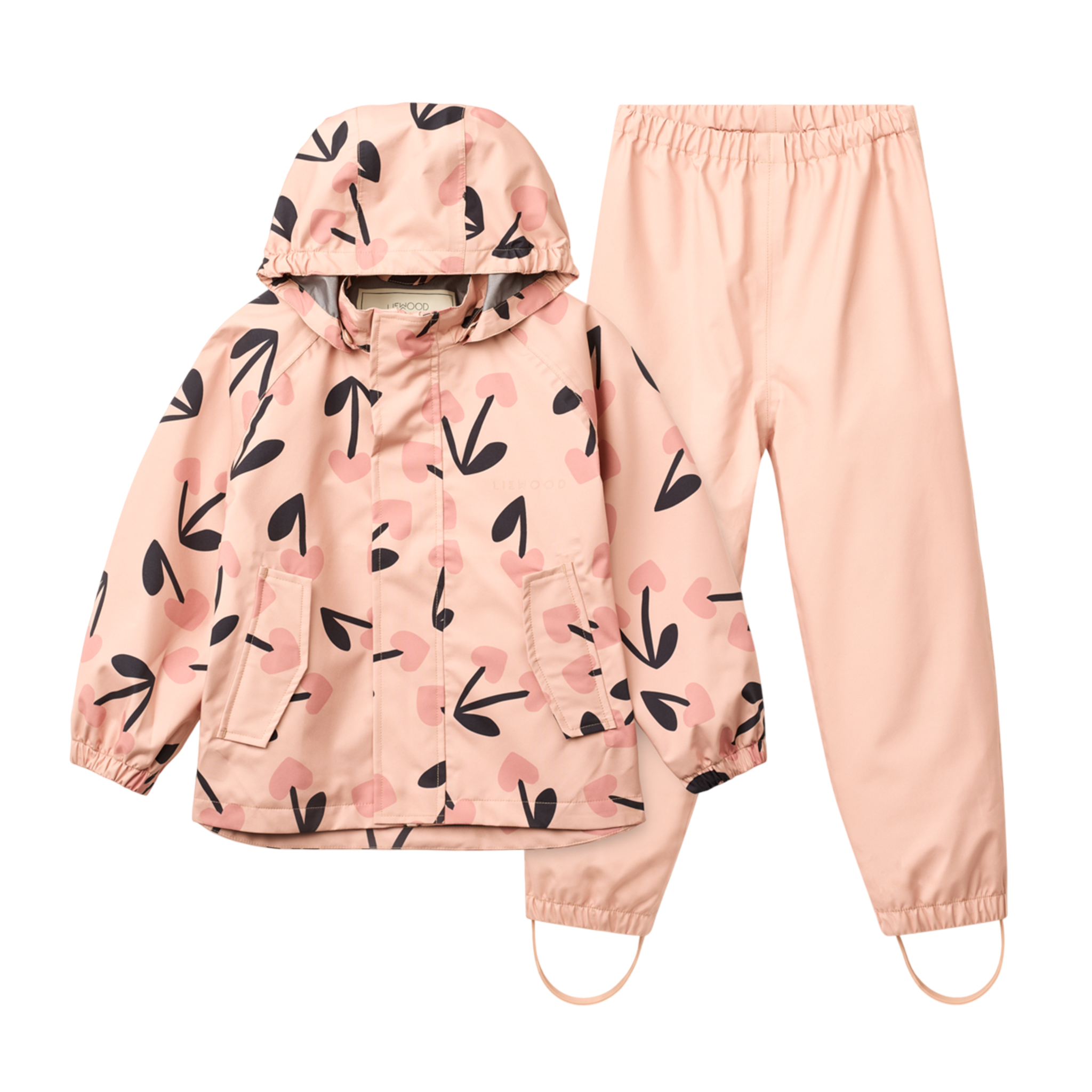 Pedia Rainwear Set mega cherry heart Rosey mix