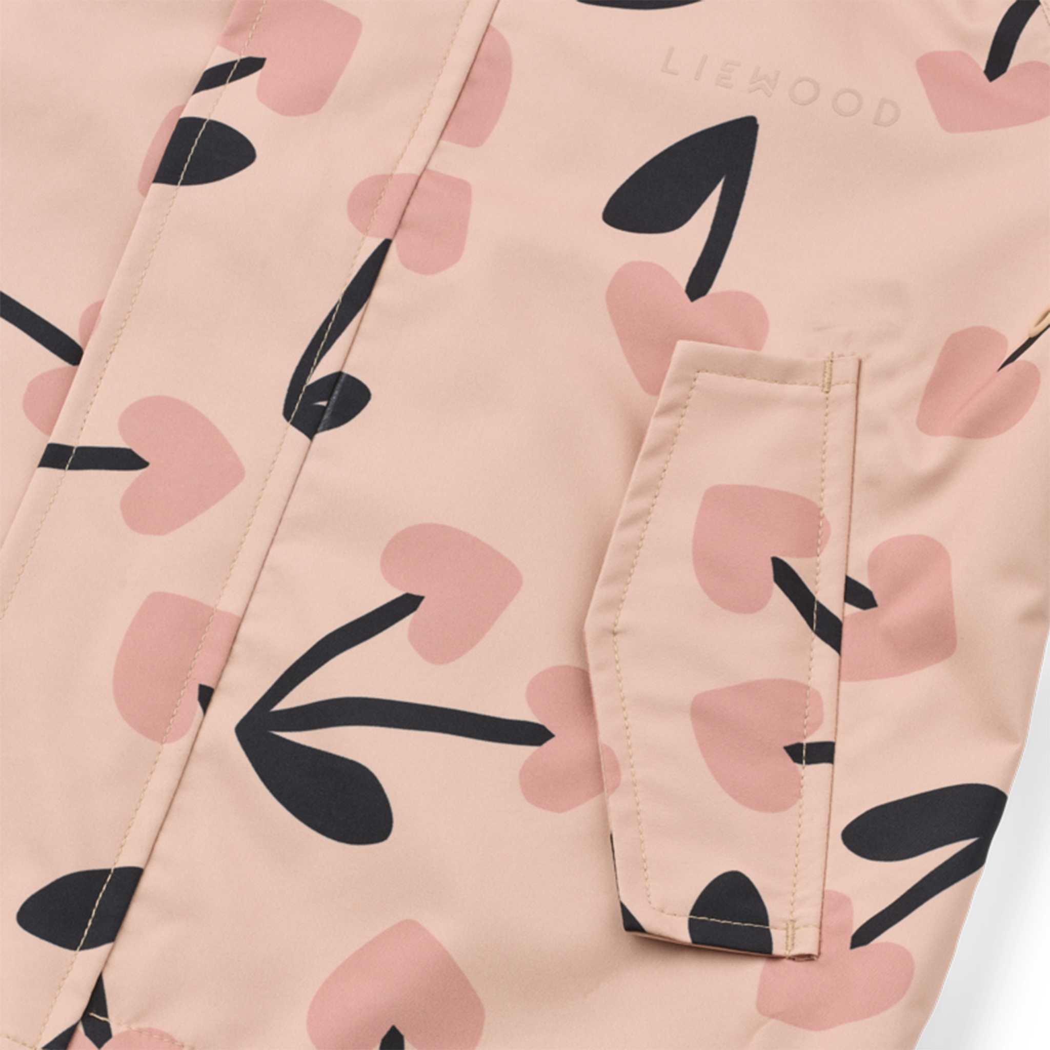 Pedia Rainwear Set mega cherry heart Rosey mix
