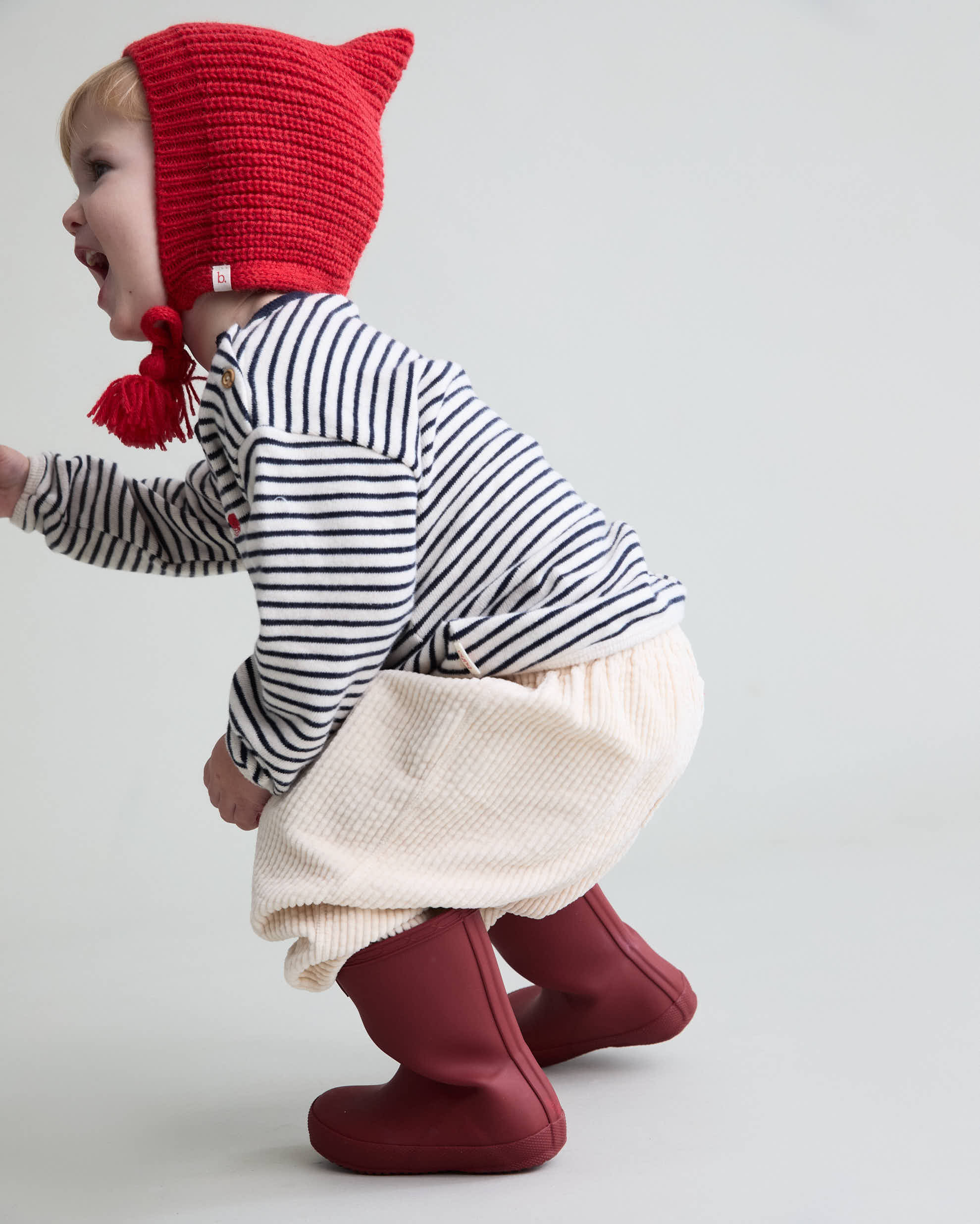 Baby Sweatshirt, Whale Stripes, Navy