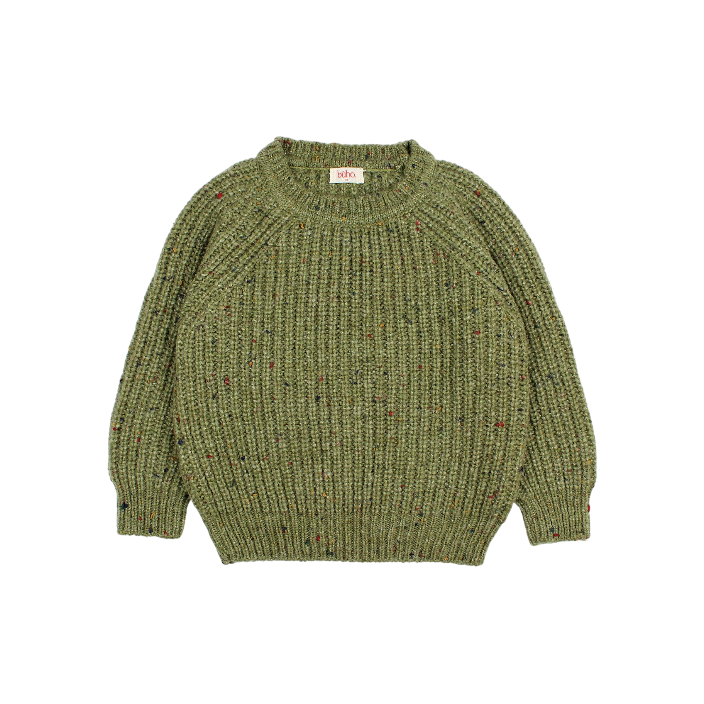 Pull en maille Botonato Green Tea