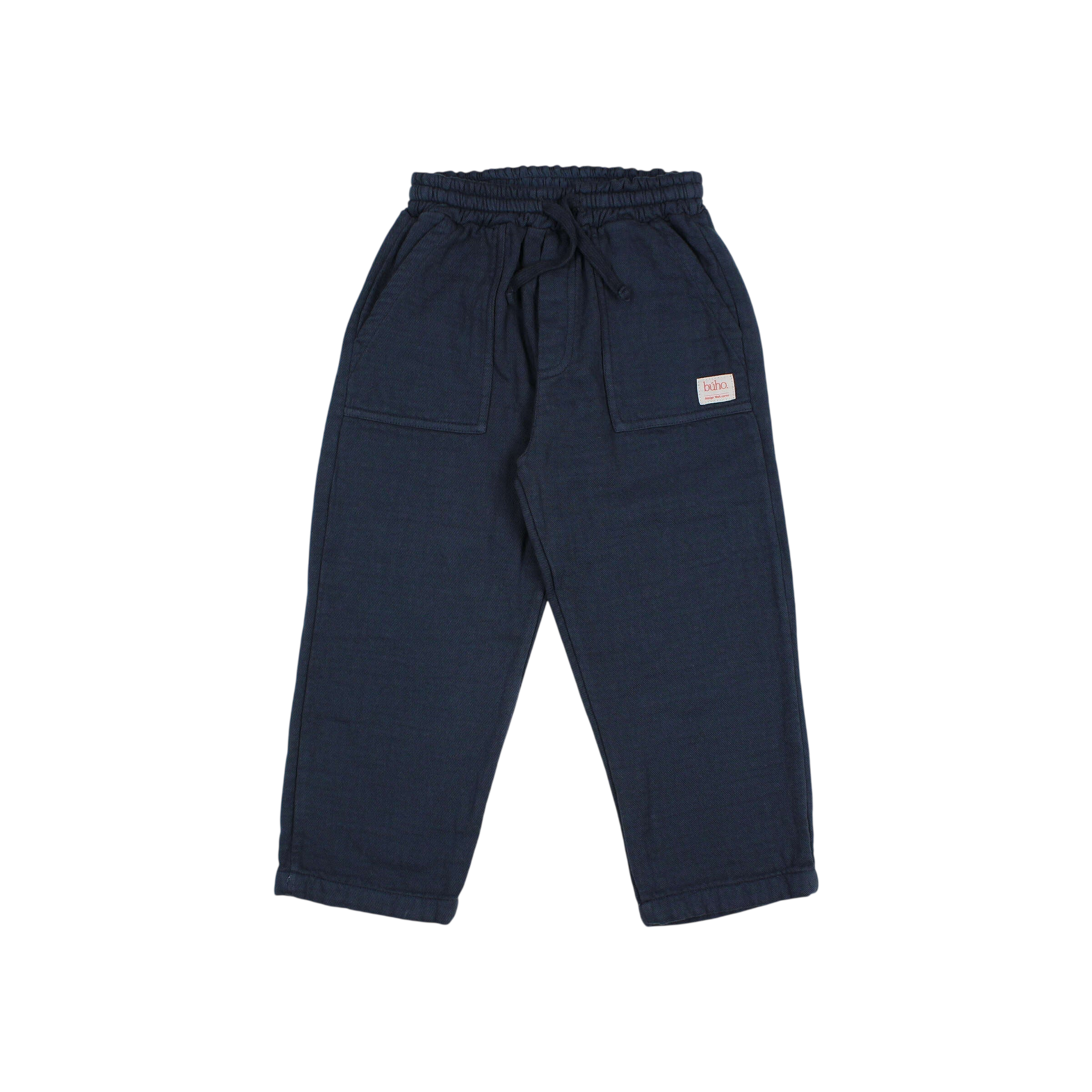 Pantalon décontracté bleu marine