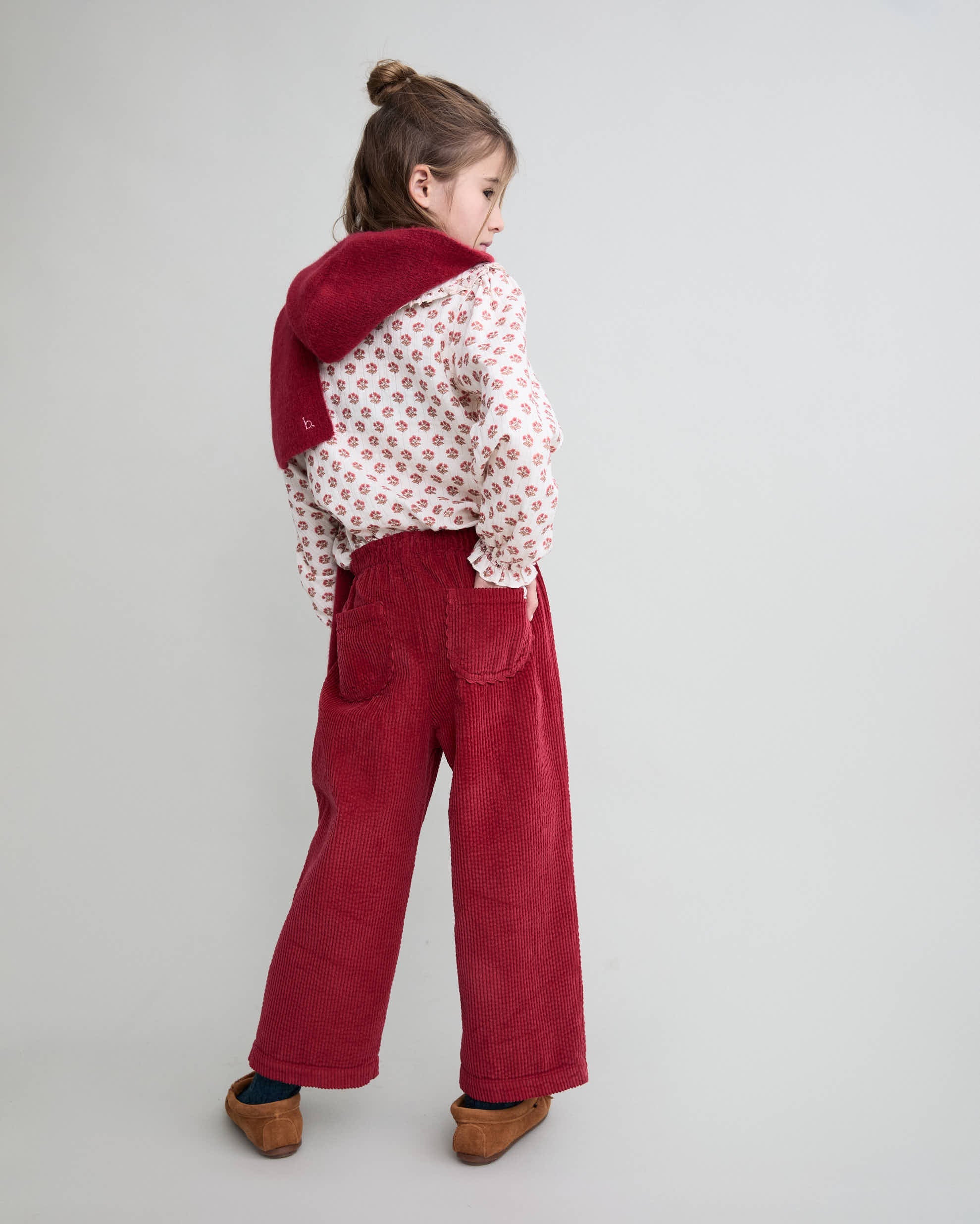 Cherry Corduroy Pants