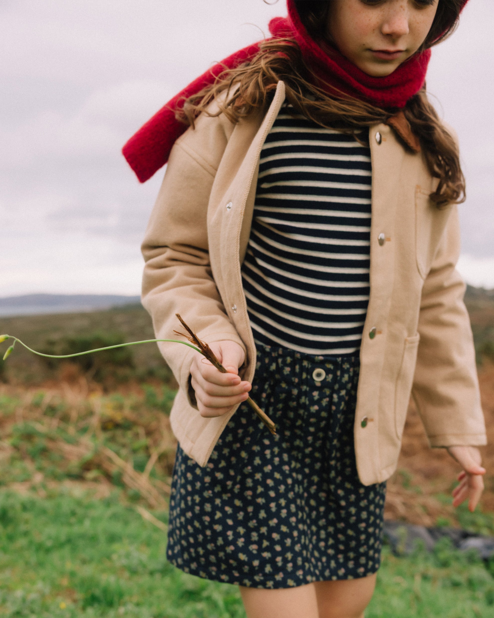 Fancy Navy Long-Sleeve Shirt
