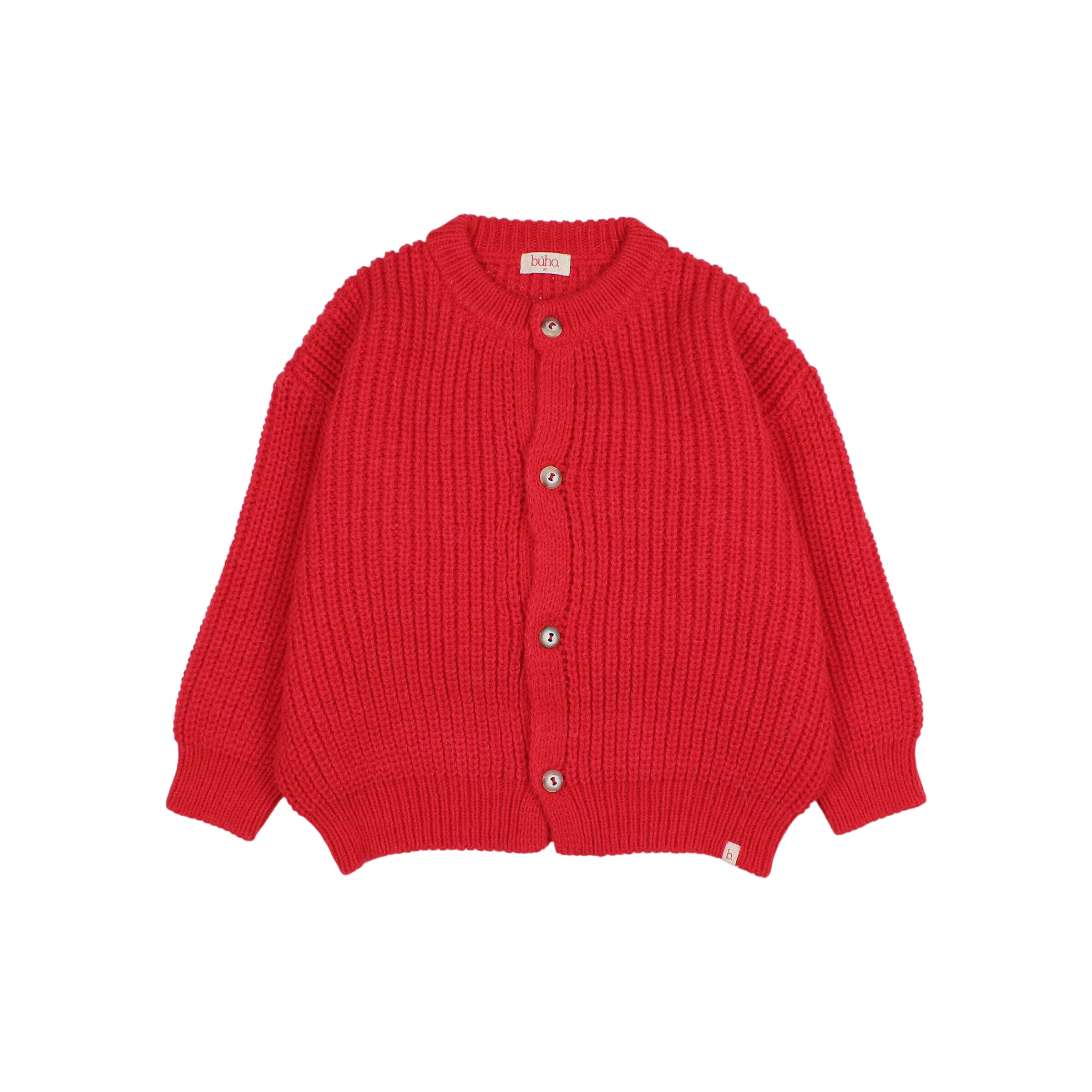 Cardigan Soft Poppy Red