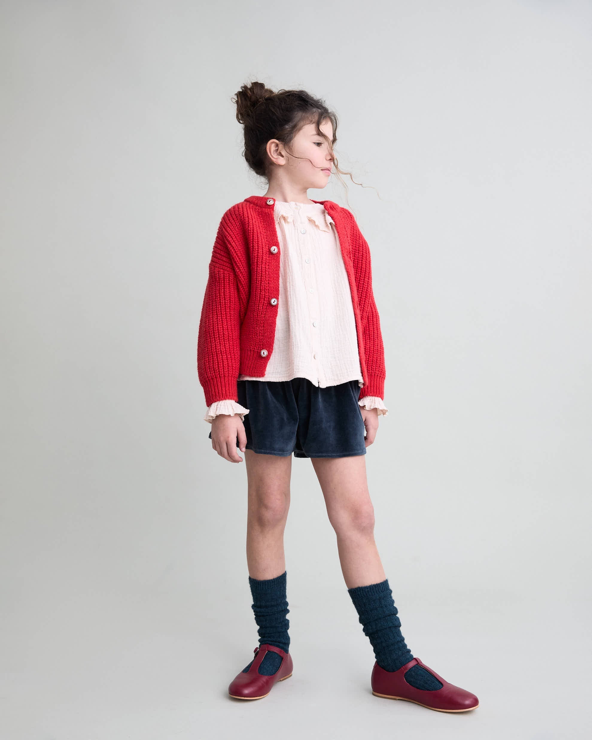 Cardigan Soft Poppy Red