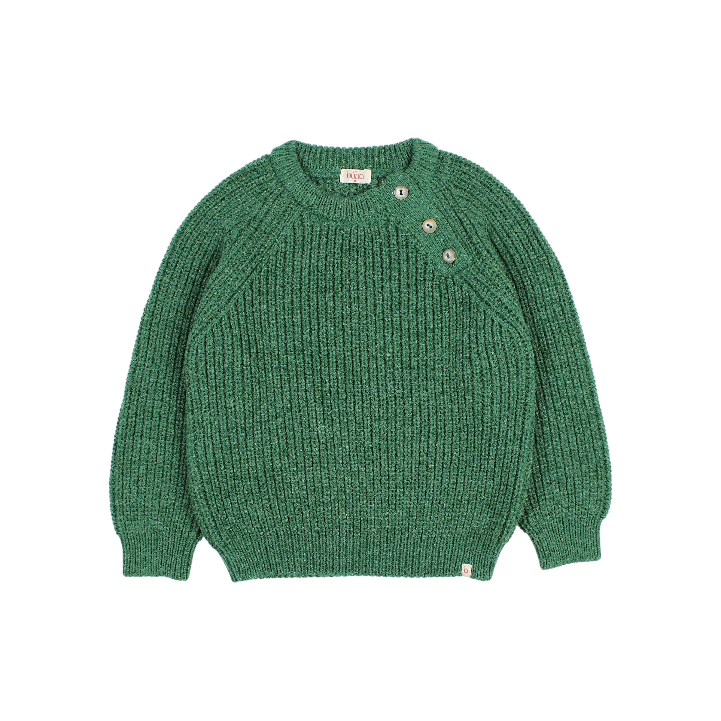 Pull en maille vert forêt clair